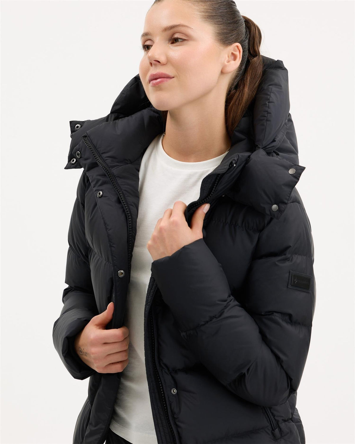Stella Short Down Jacket Black