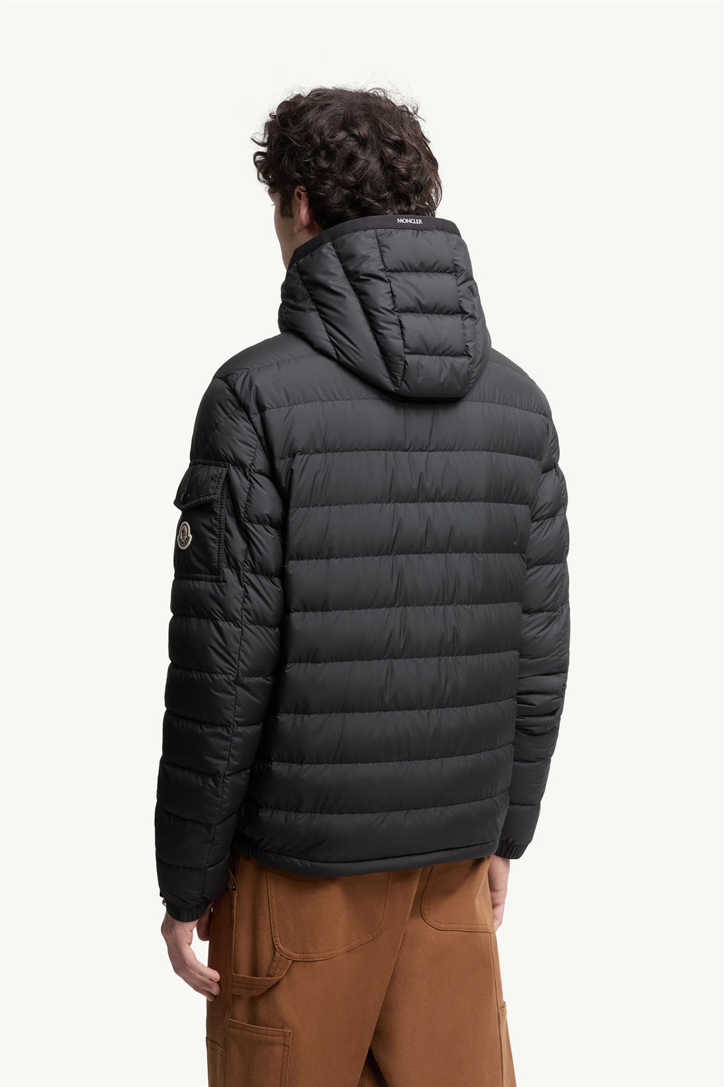 GALION HOODED DOWN JACKET BLACK