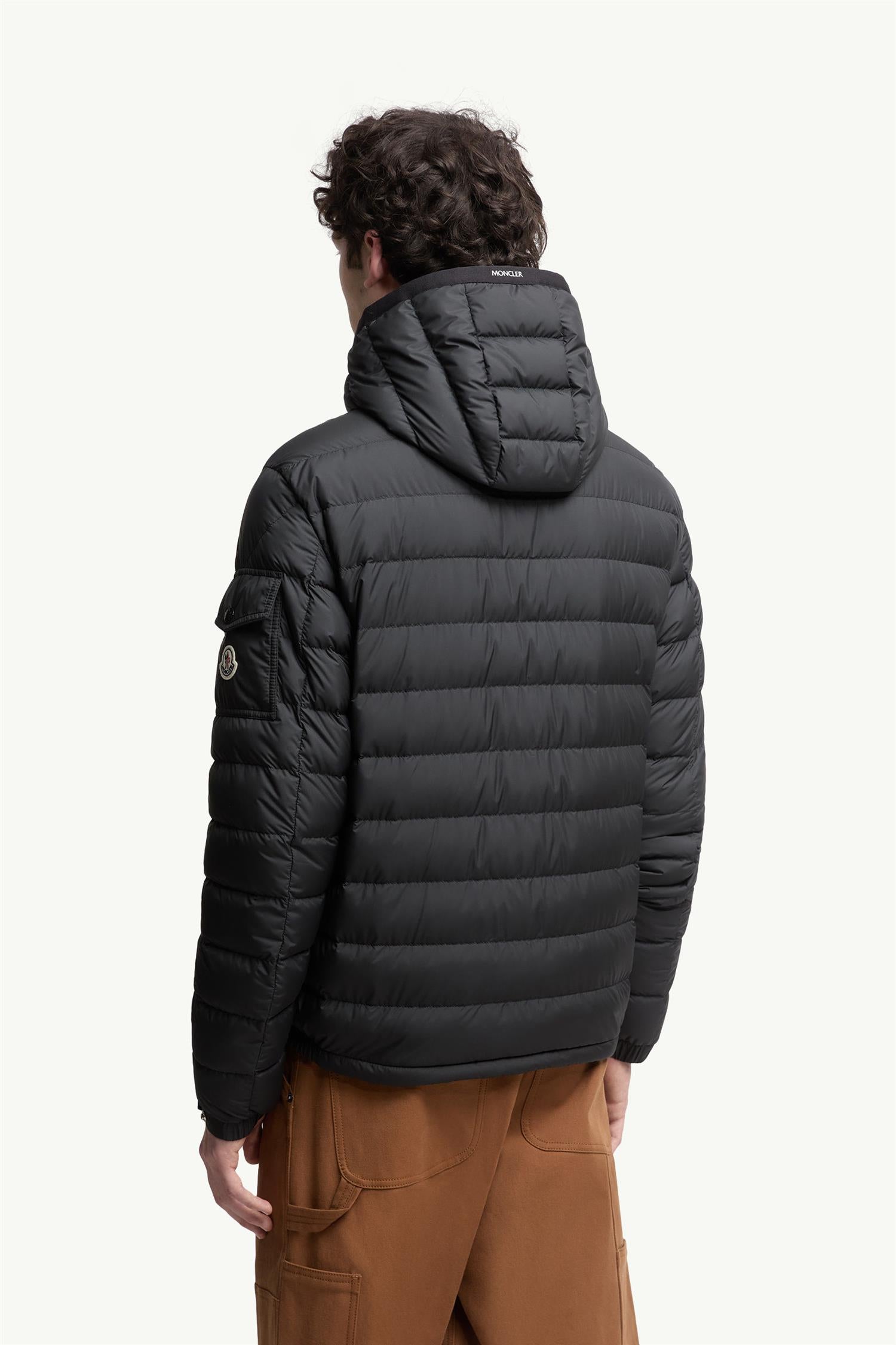 GALION HOODED DOWN JACKET BLACK