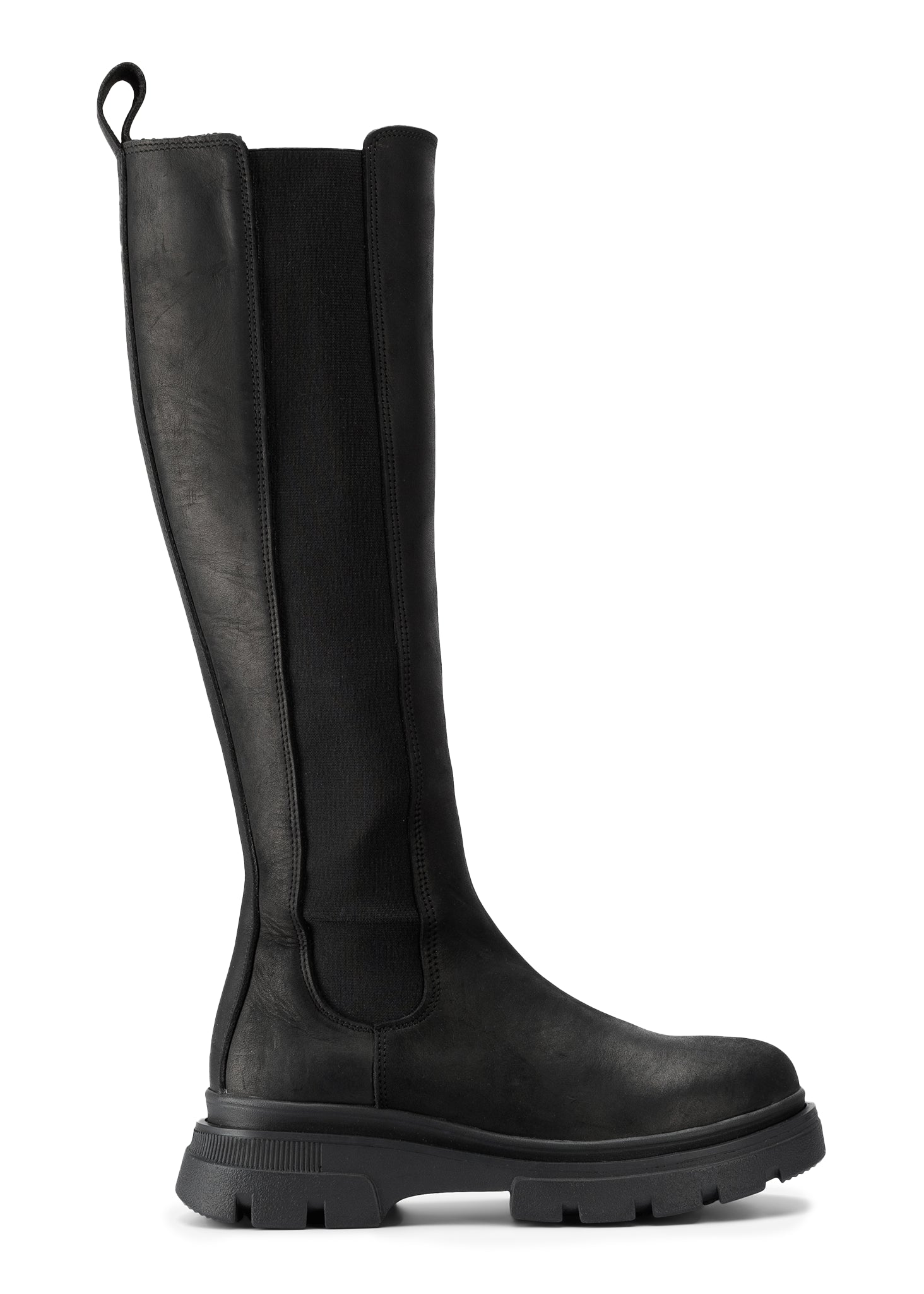 Slim High Boots New Black