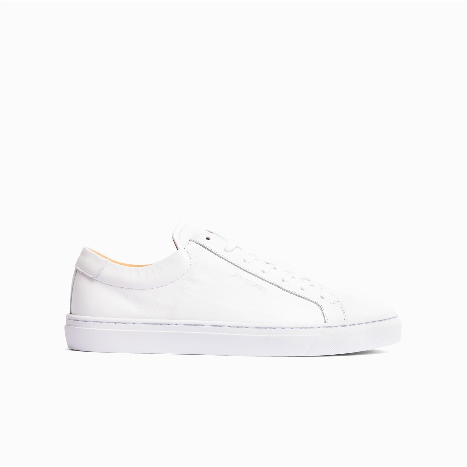 SPIN LEATHER SNEAKER WHITE