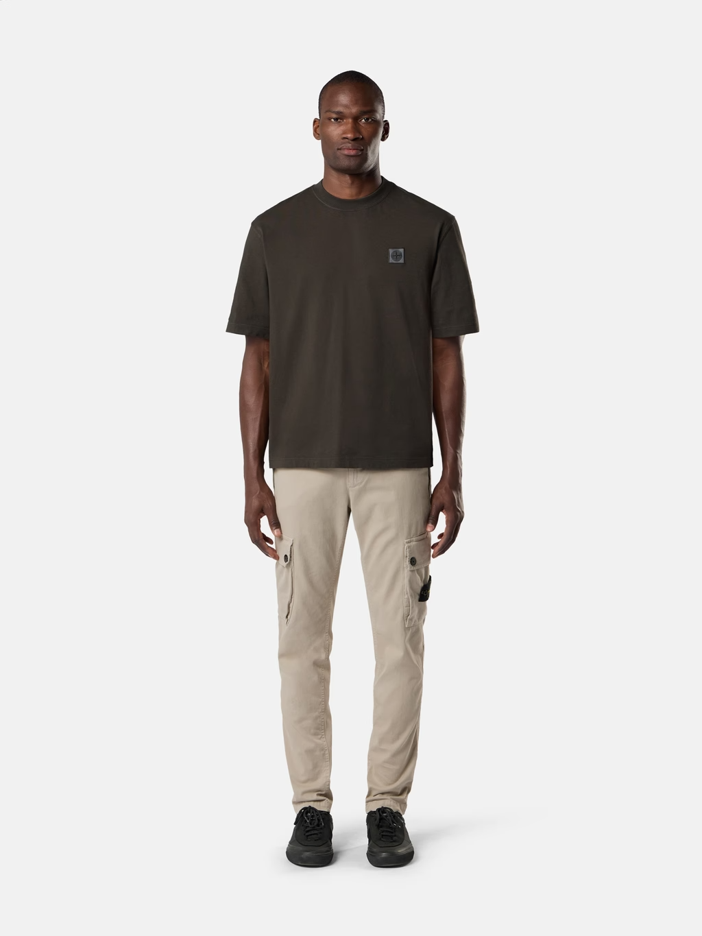 COMBED ORGANIC COTTON T-SHIRT COAL GREY