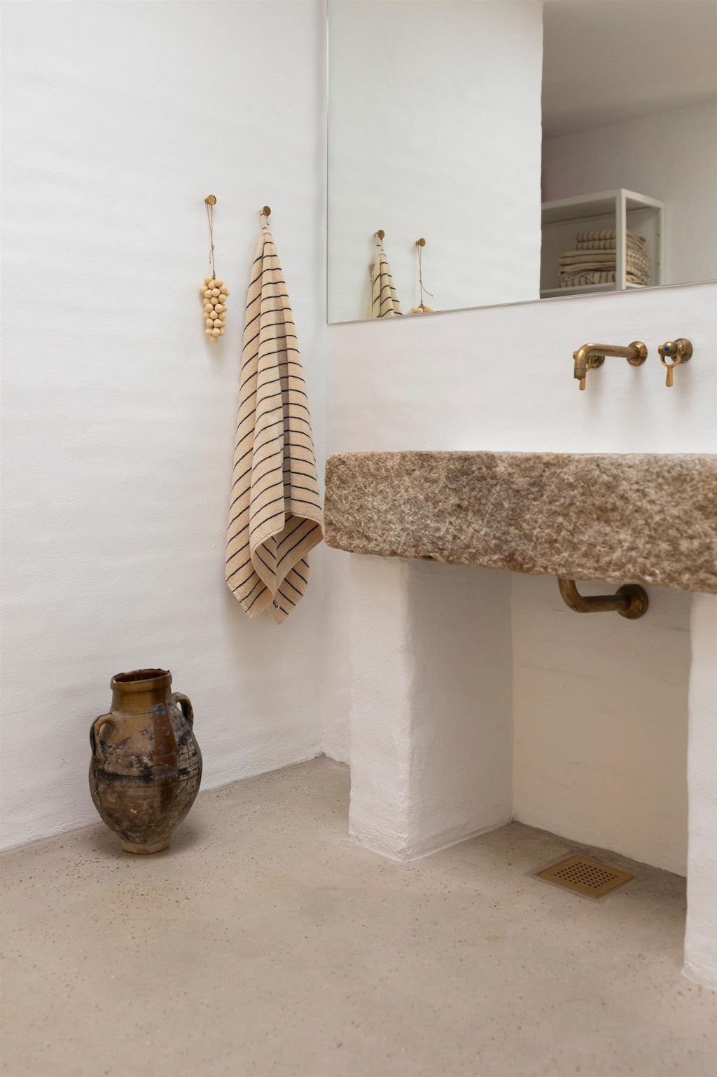NARAM Hand TOWEL 50x80cm creme/ink