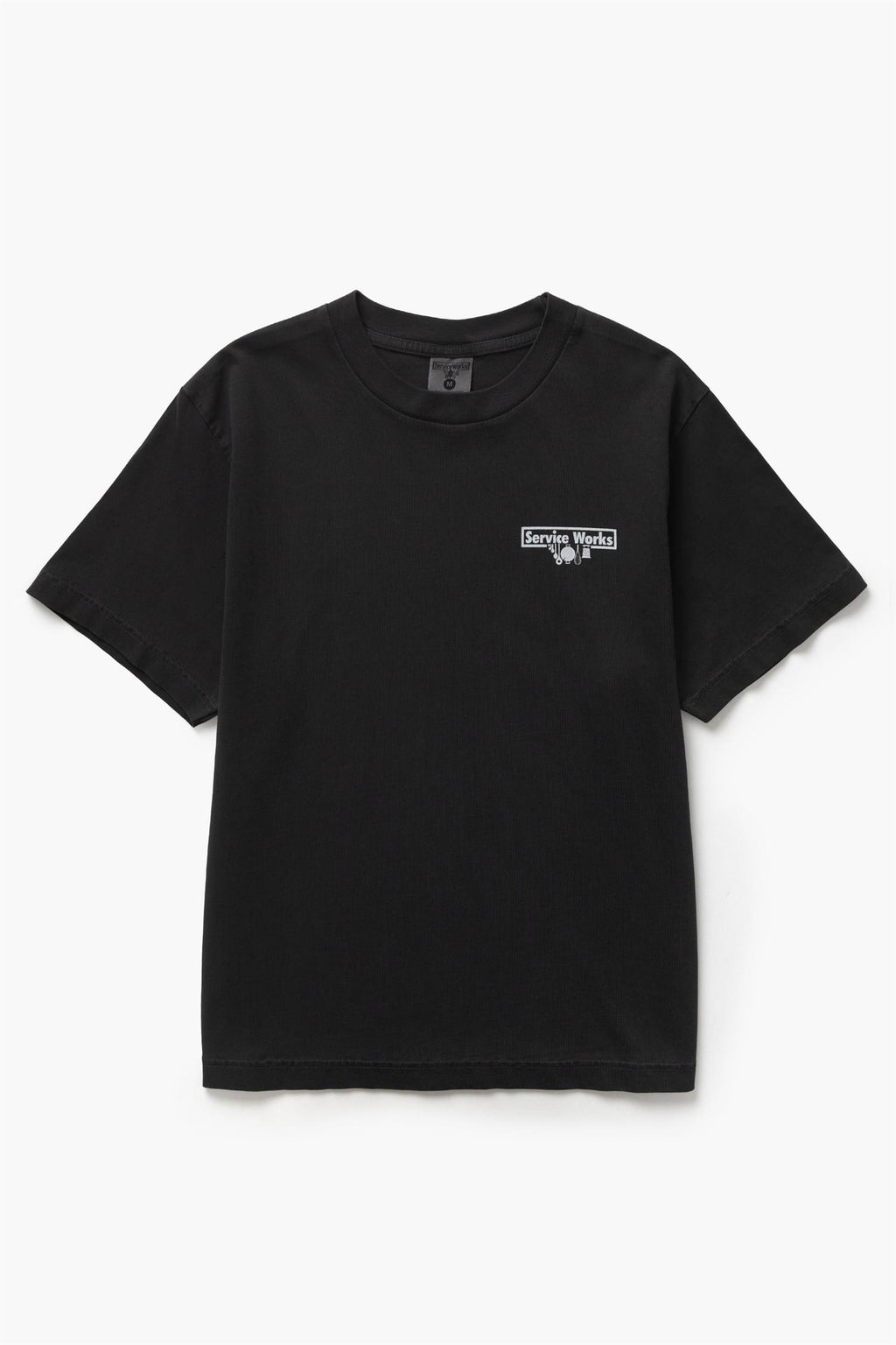 Pigment Dyed Trademark T-shirt Black