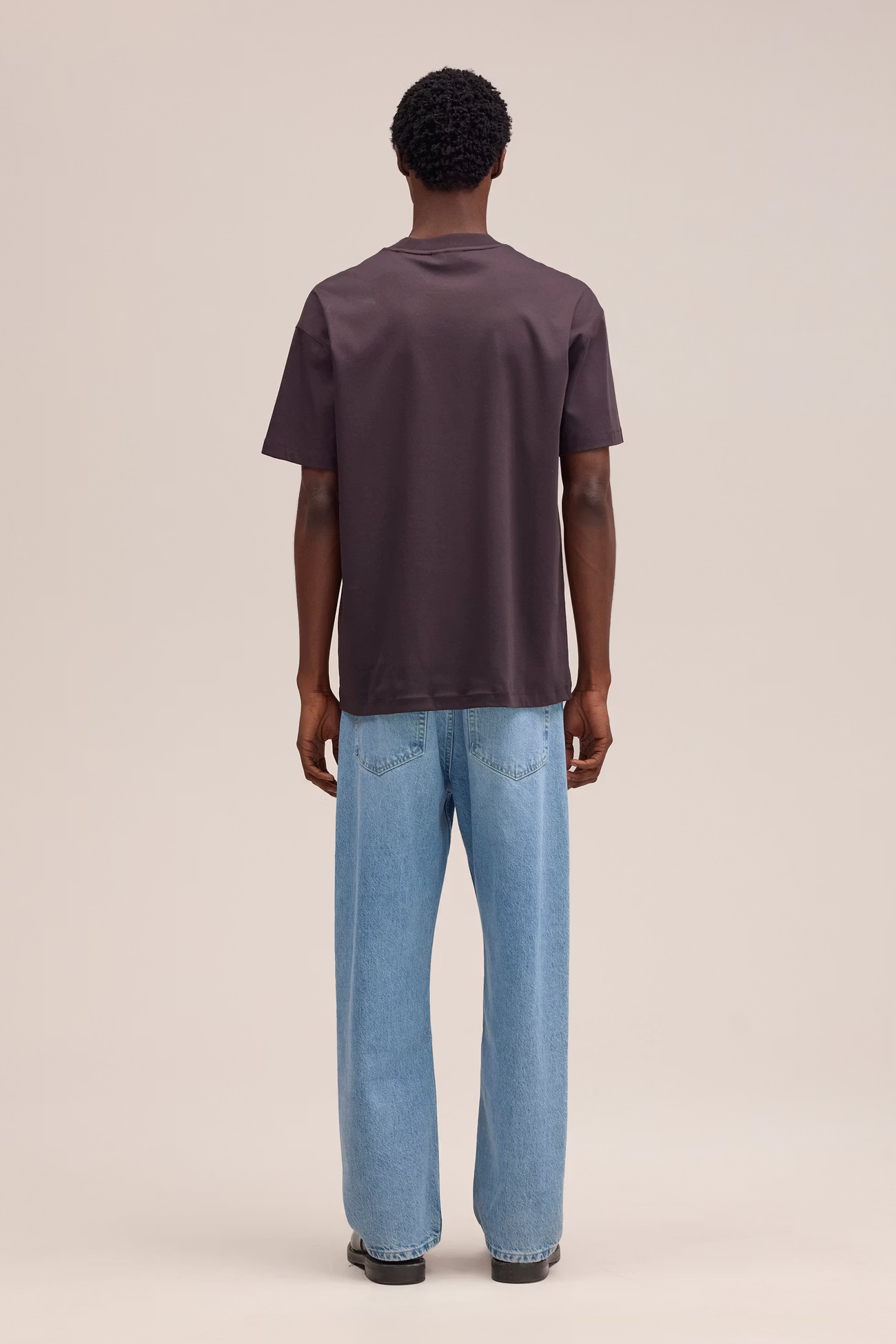 Lionel Mercerized Cotton T-shirt 3525 Deep Truffle