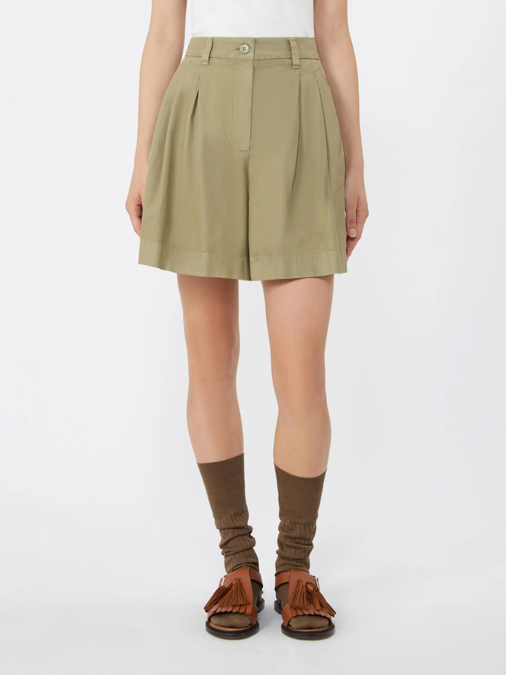 ARMONIA Panama Bermuda Shorts OLIVE GREEN