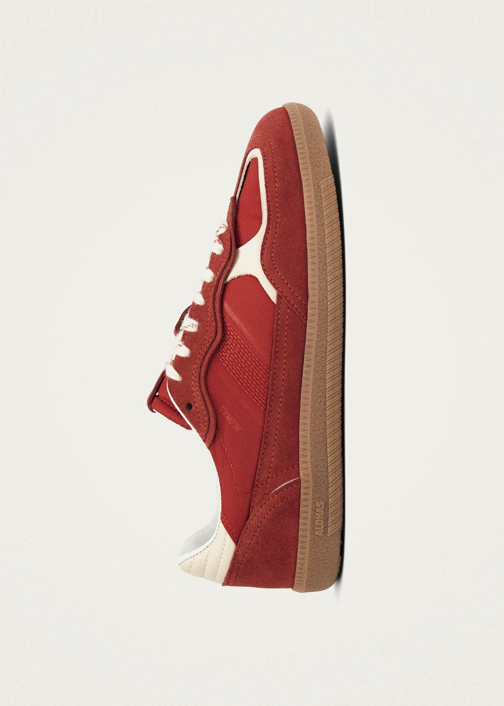 Tb.490 Leather Sneakers Rife Sheen Red