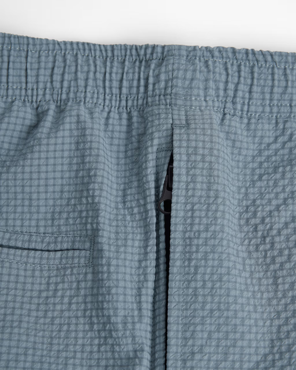 Calo Seersucker Swim Shorts Blue