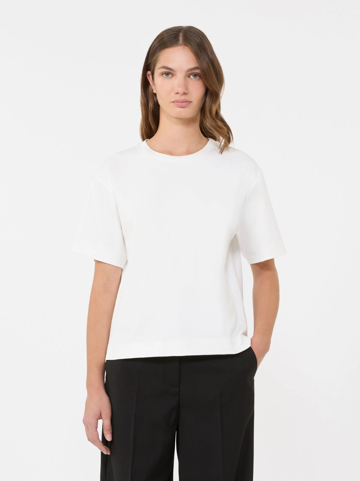 MULTID Cotton jersey T-shirt White