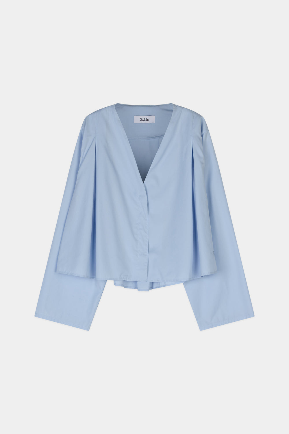 JAYLENE COTTON SHIRT LIGHT BLUE