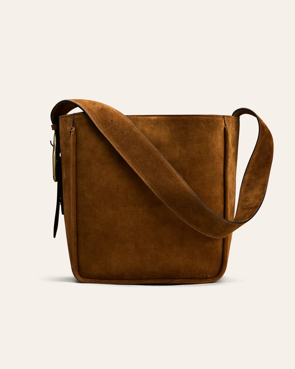 MASAGO Tote bag Camel Suede