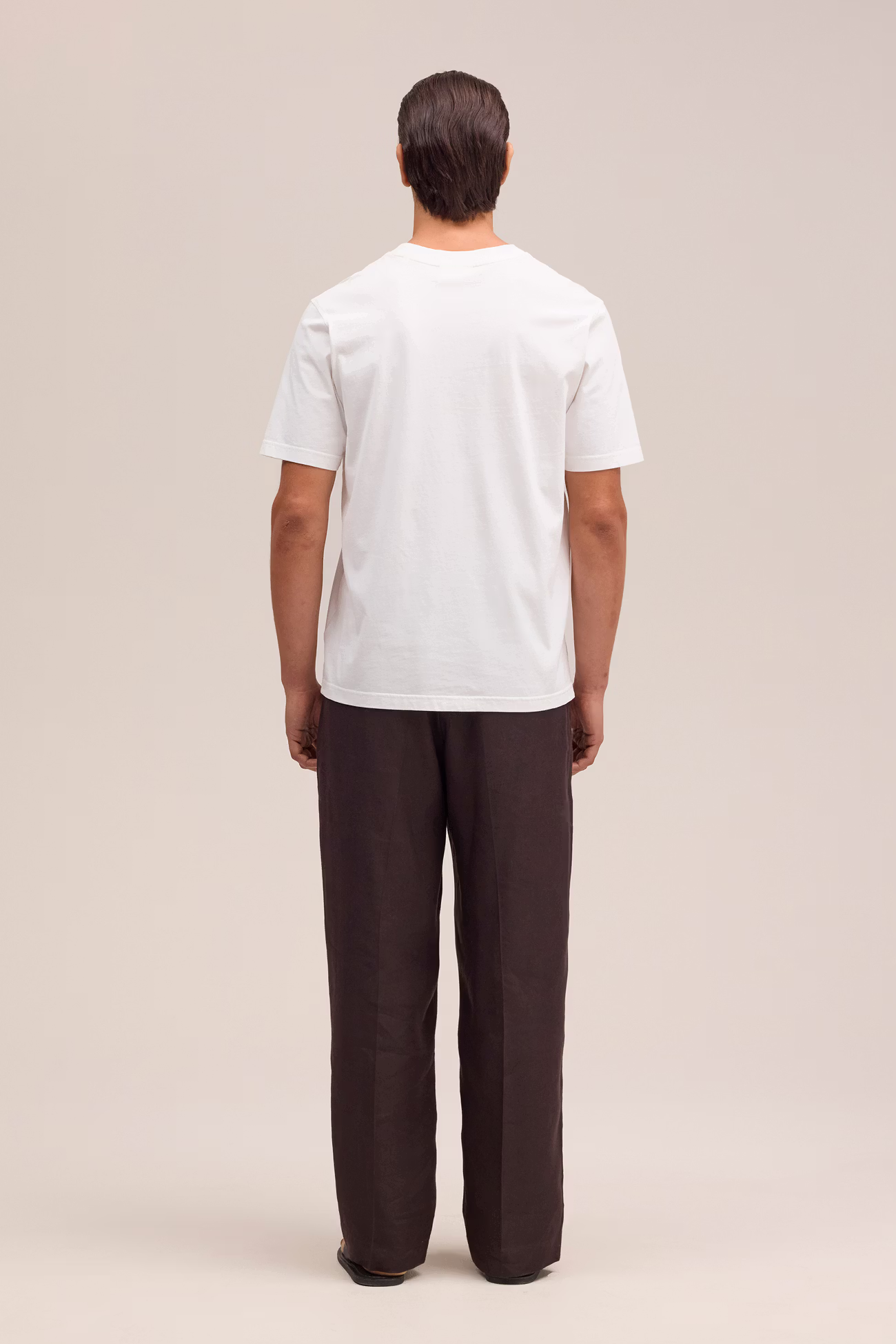 Adam Casual logo Pima T-shirt 3209 WHITE