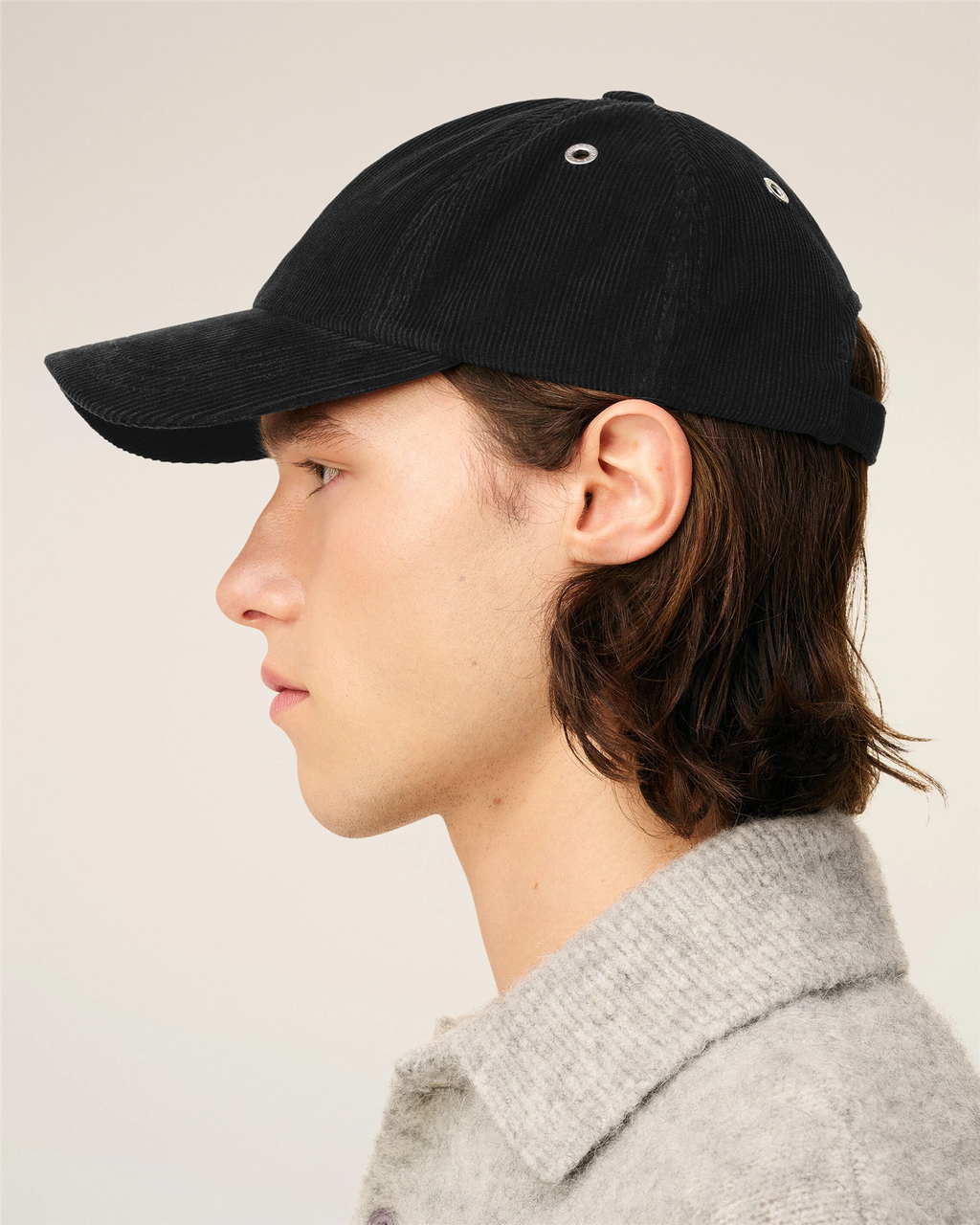 CORDUROY AMI DE COEUR CAP ANTHRACITE