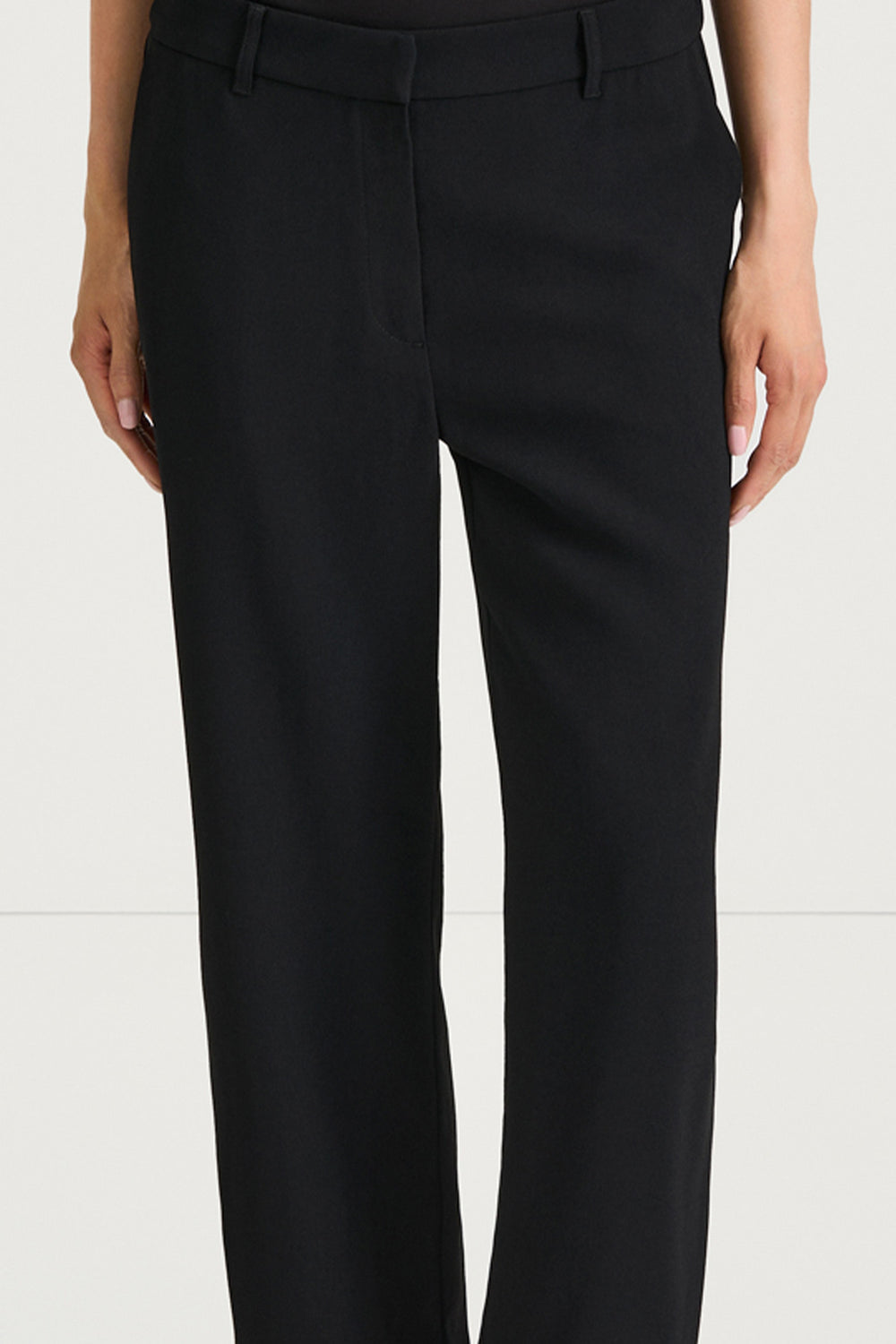 BERGIO POLYESTER TROUSERS BLACK