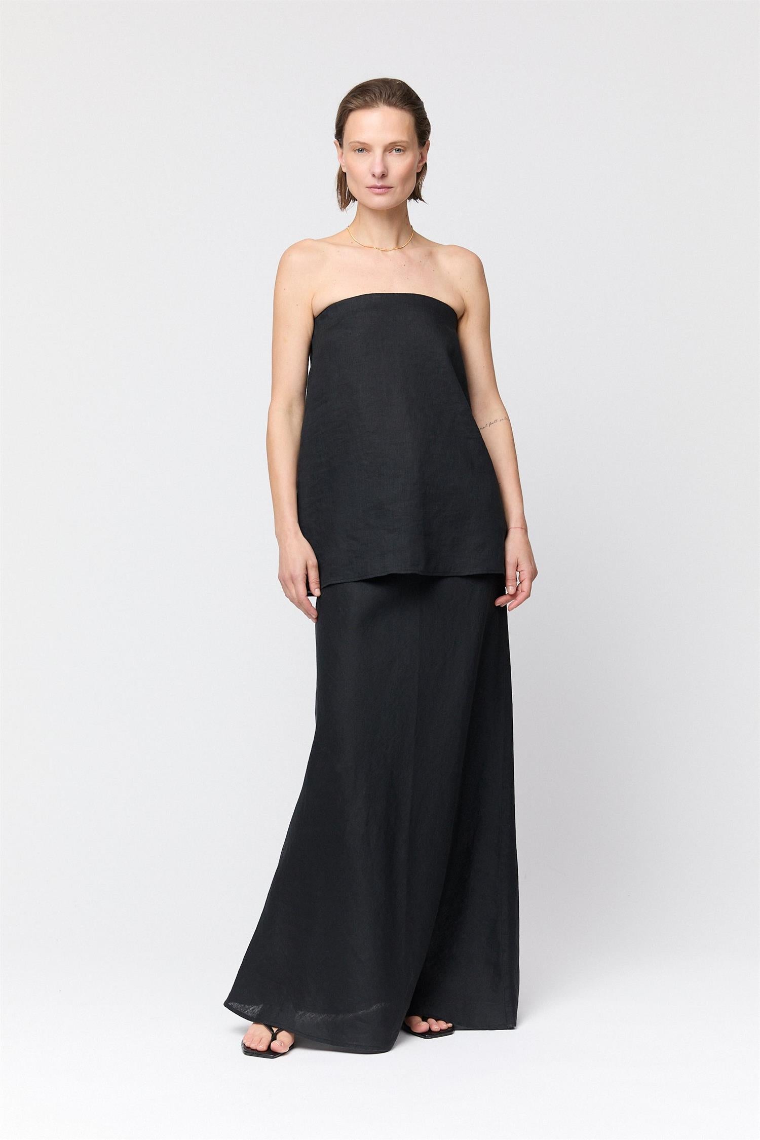 Santorini Top Jet Black