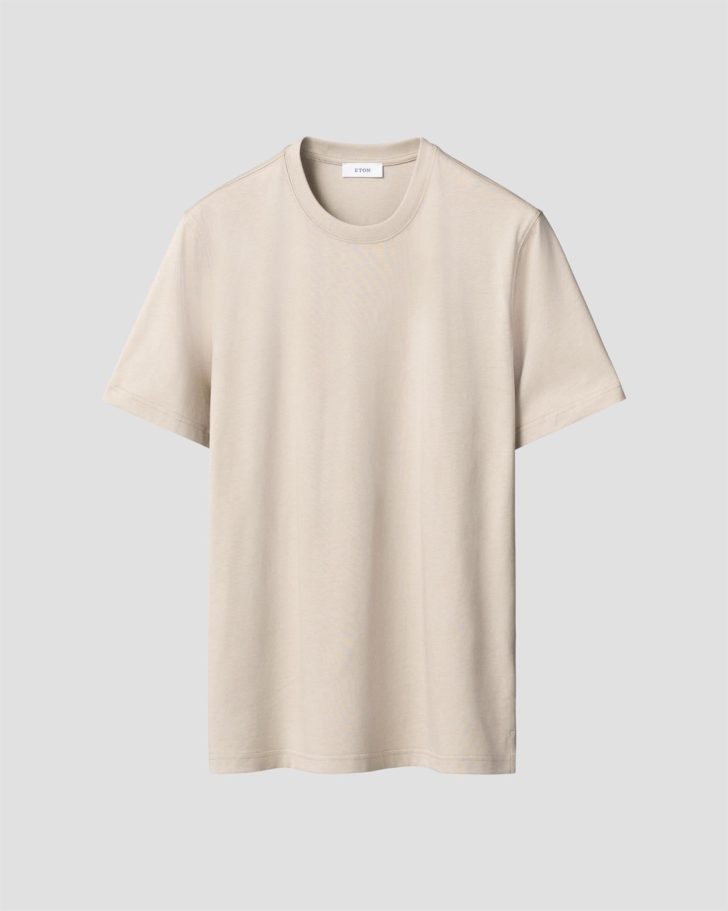 Single Jersey Supima Cotton T-shirt Beige