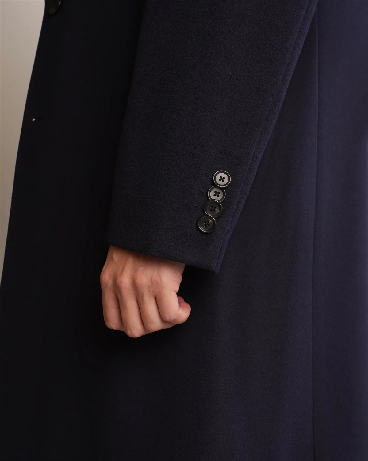 Mod 2 Wool Overcoat Navy