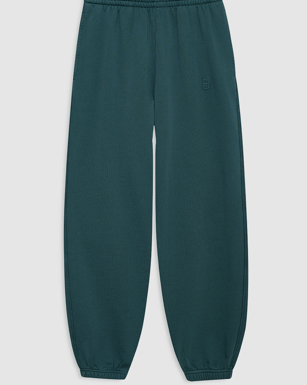 KARTER MONOGRAM SWEATPANTS DARK TEAL