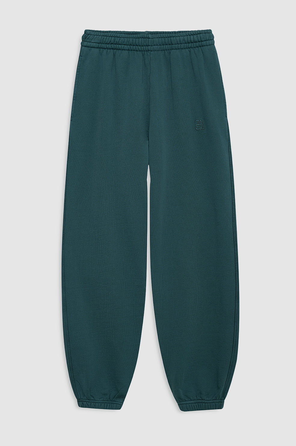 KARTER MONOGRAM SWEATPANTS DARK TEAL
