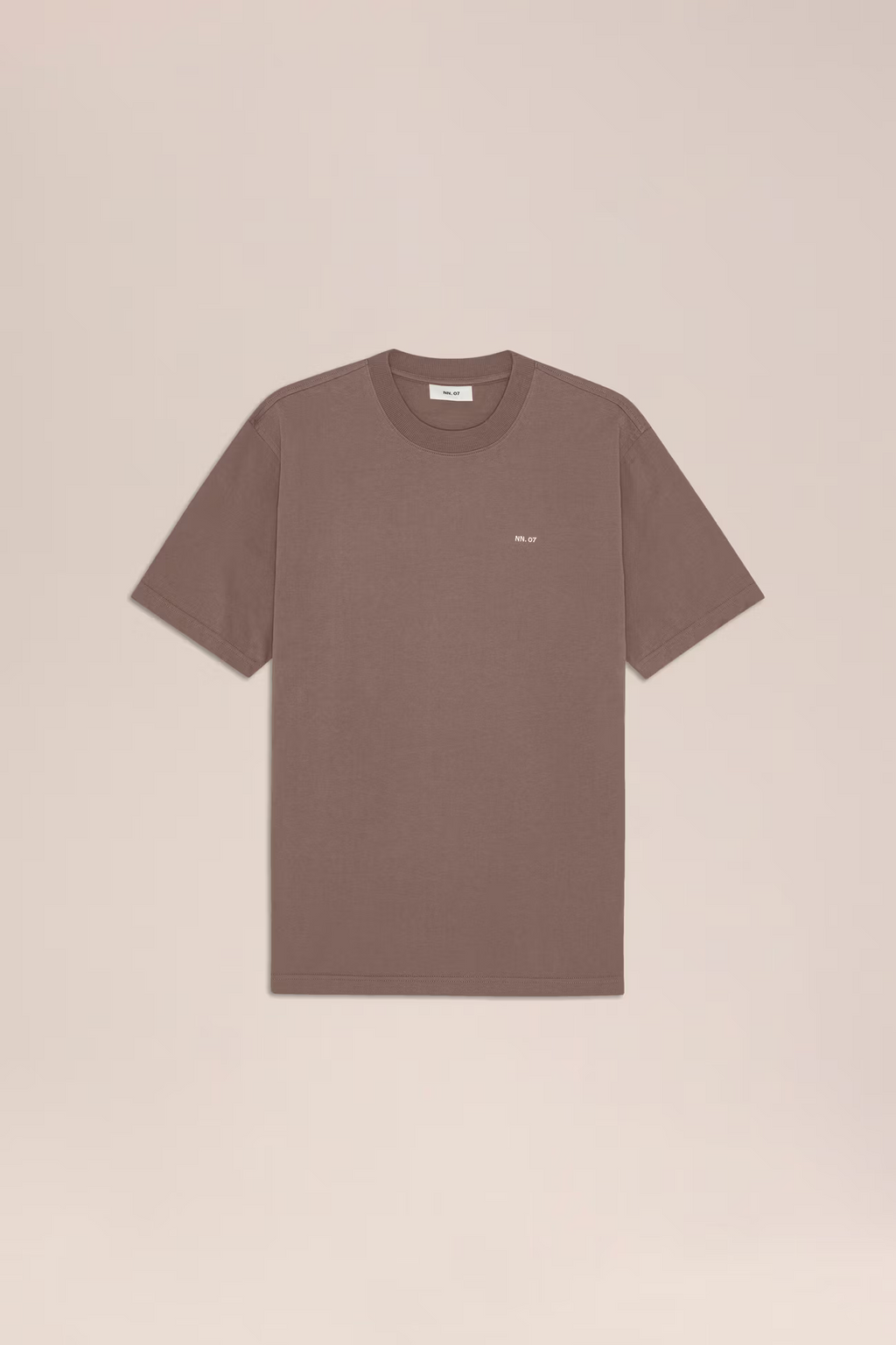 Adam Casual logo Pima T-shirt 3209 Mable Husk