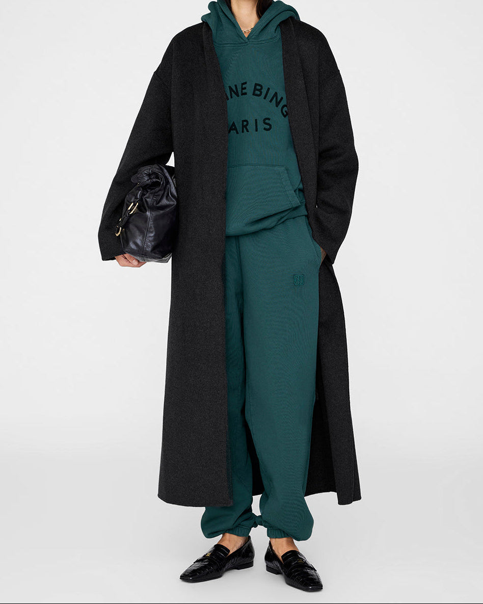 KARTER MONOGRAM SWEATPANTS DARK TEAL