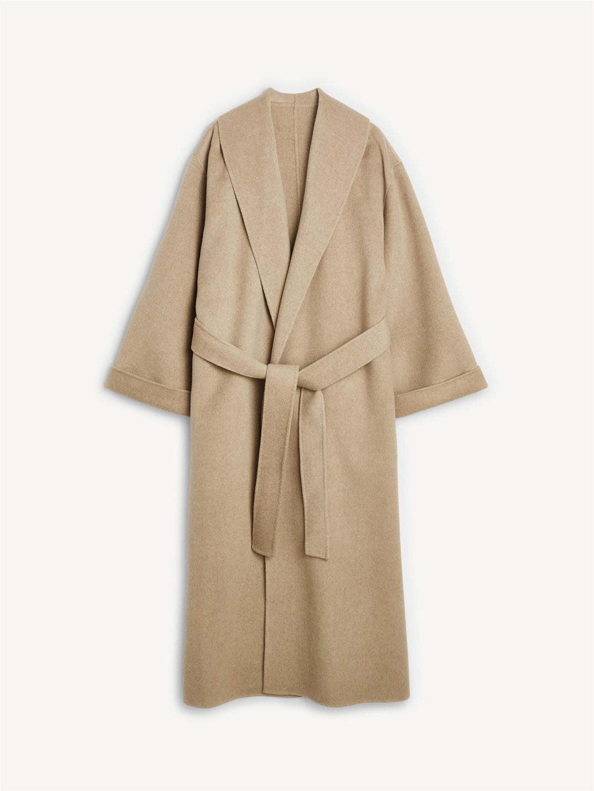 TRULLEM Wool COAT Grey Brown Melange