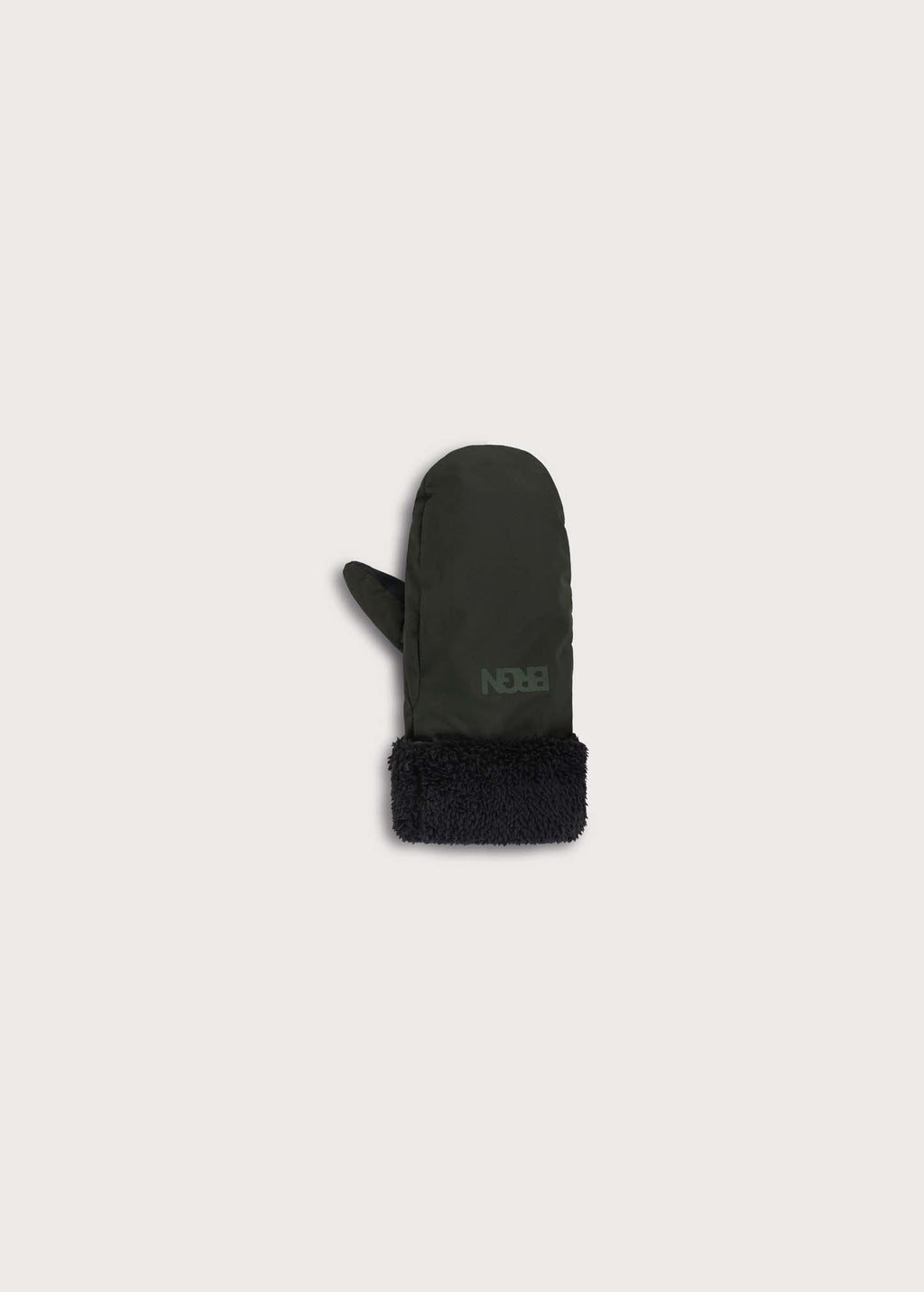 Puffer Mittens Rosin Dark Green