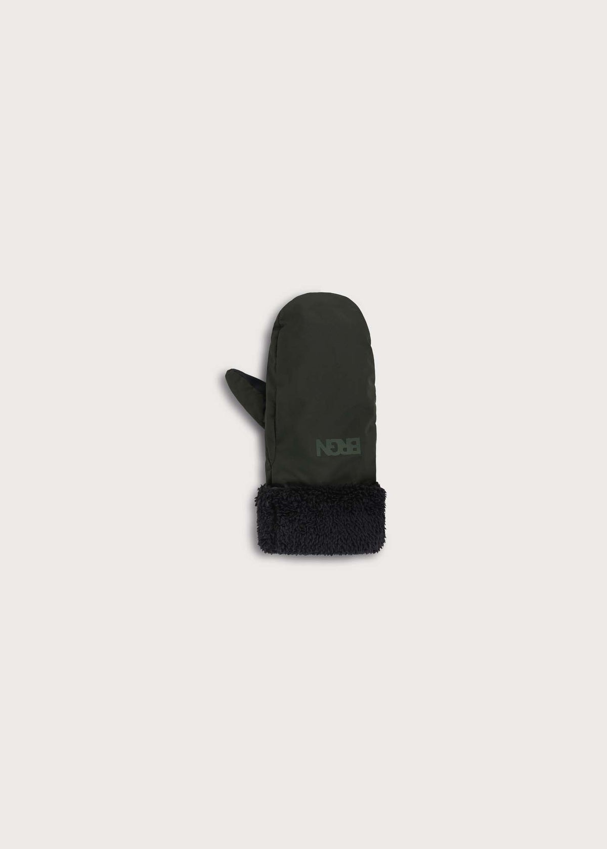 Puffer Mittens Rosin Dark Green