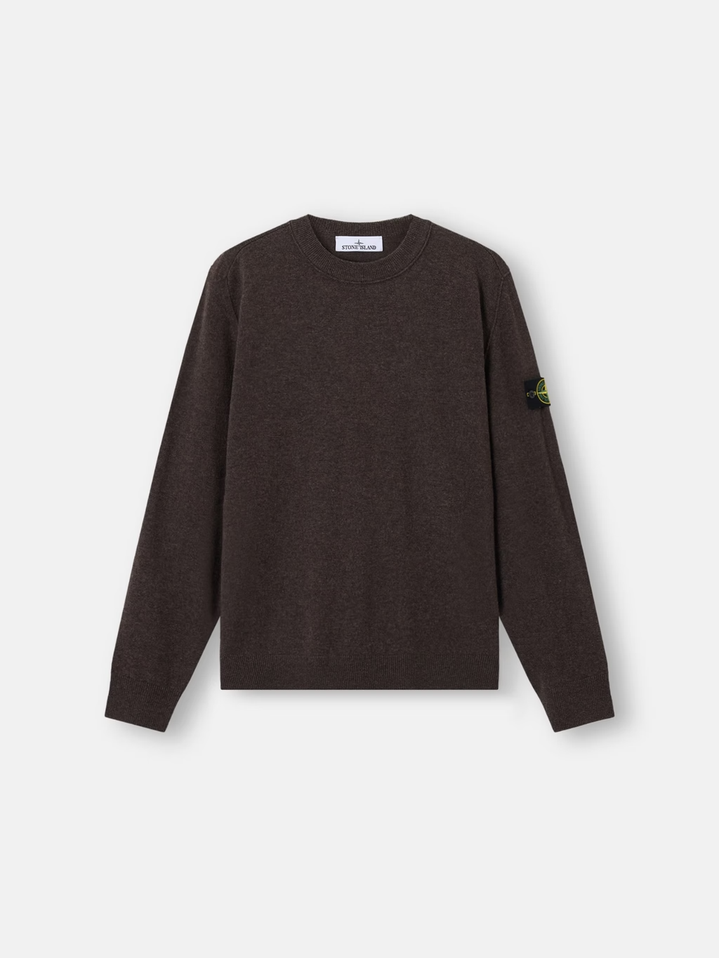 Knitted 12gg RWS Wool Sweater LEAD GREY