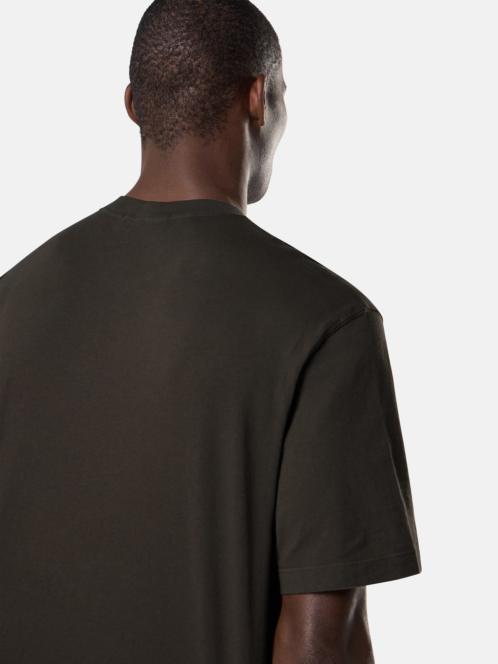 COMBED ORGANIC COTTON T-SHIRT COAL GREY