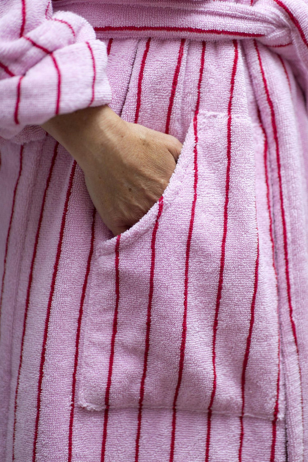 NARAM BATHROBE baby pink/ski patrol