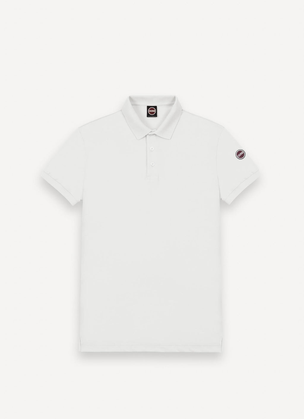 STRETCH Cotton PIQUÉ POLO T-shirt WHITE