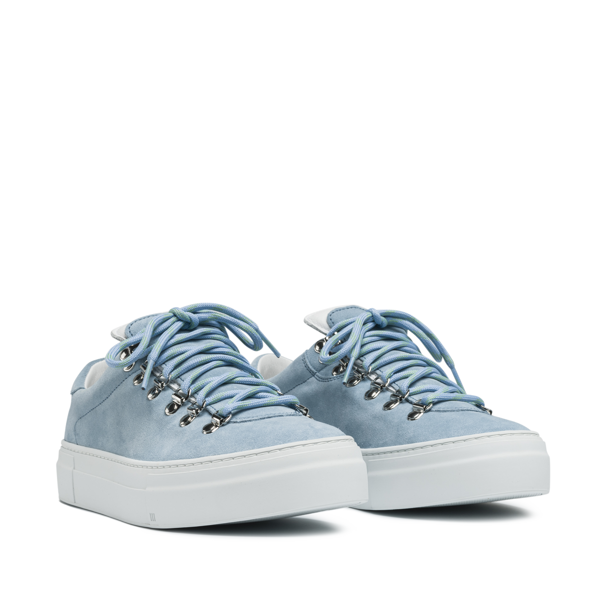 MAROSTICA LOW SUEDE PLATFORM POWDER BLUE