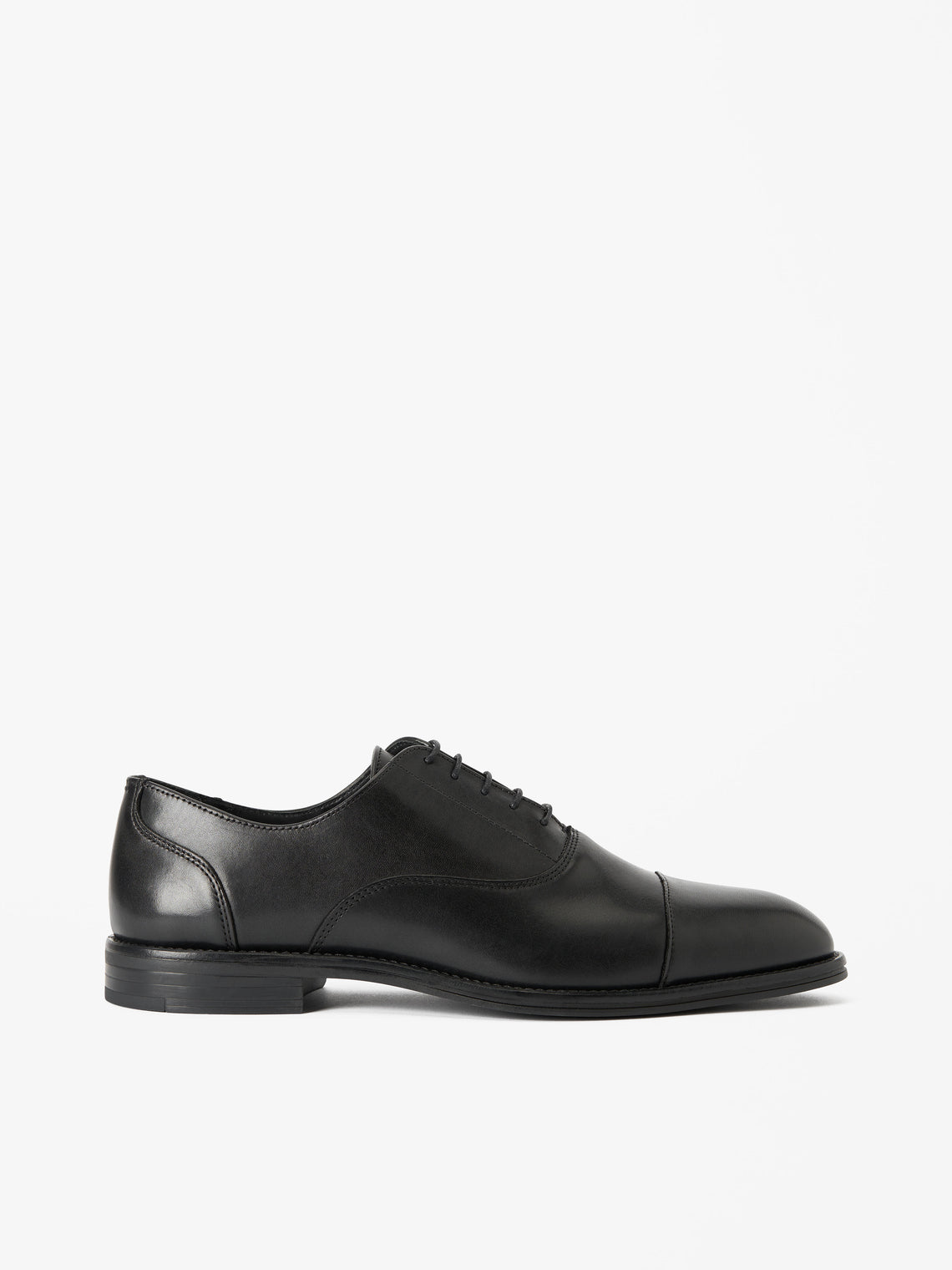 Lathan Cap Toe Oxford Shoe Black