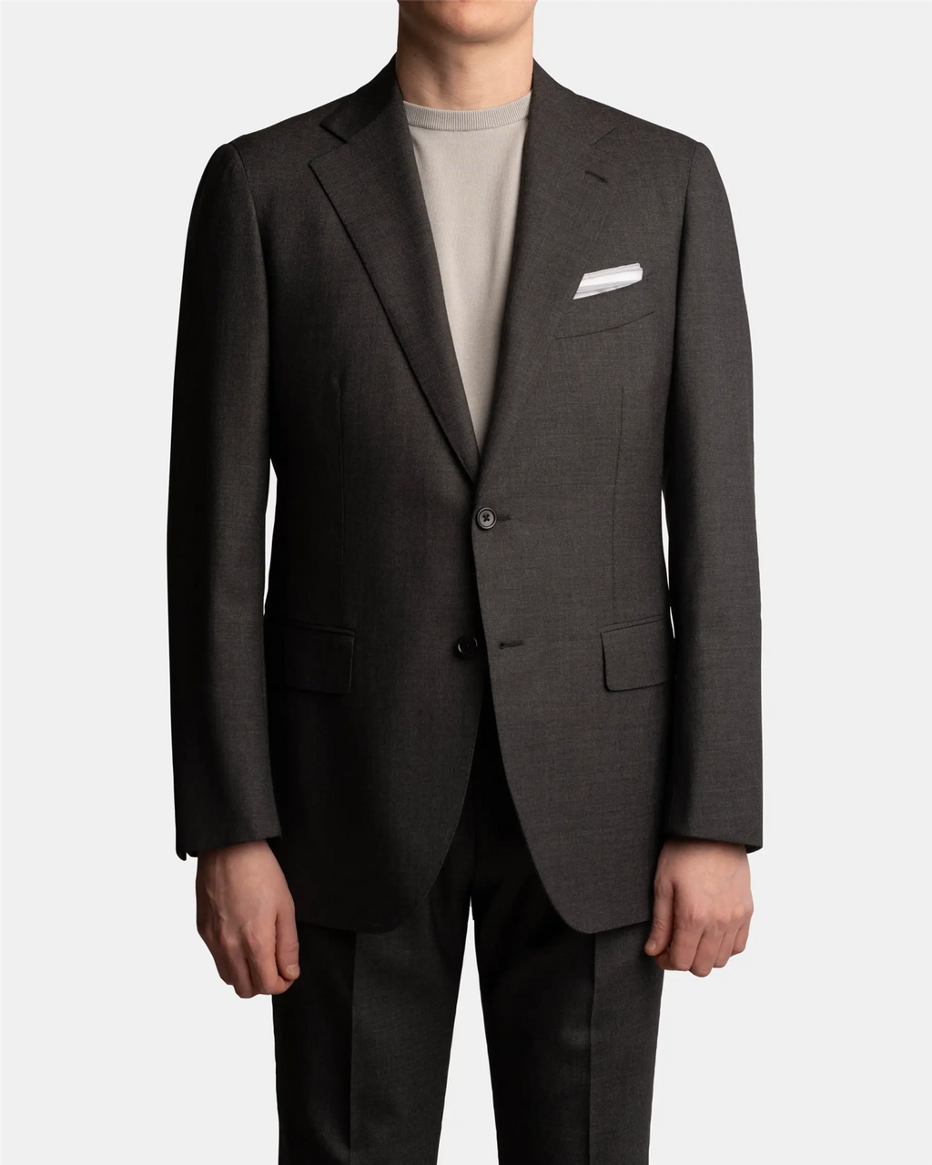 Mod 2 Single Breasted Twist Blazer Grey (Part of Suit)