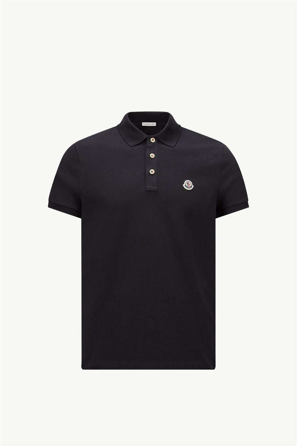 Logo Patch Cotton Polo Shirt BLUE