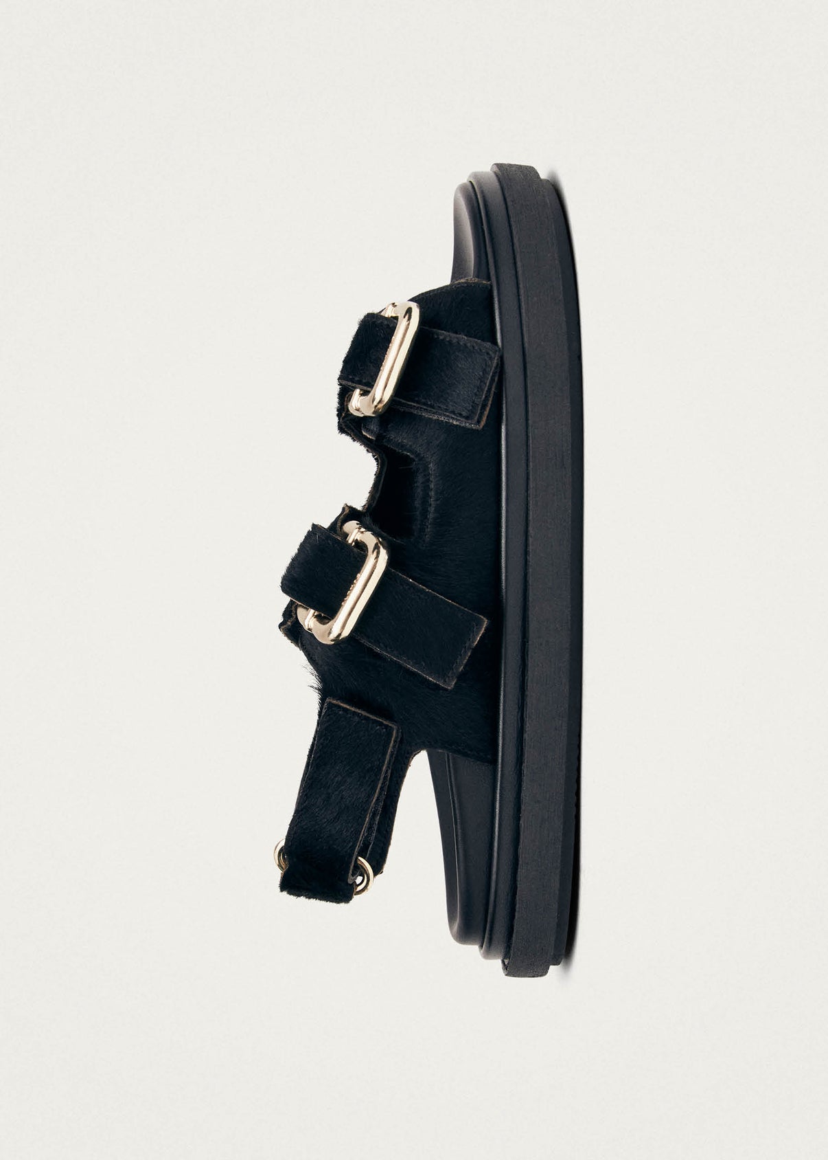 Harper Soft Leather Sandals Black