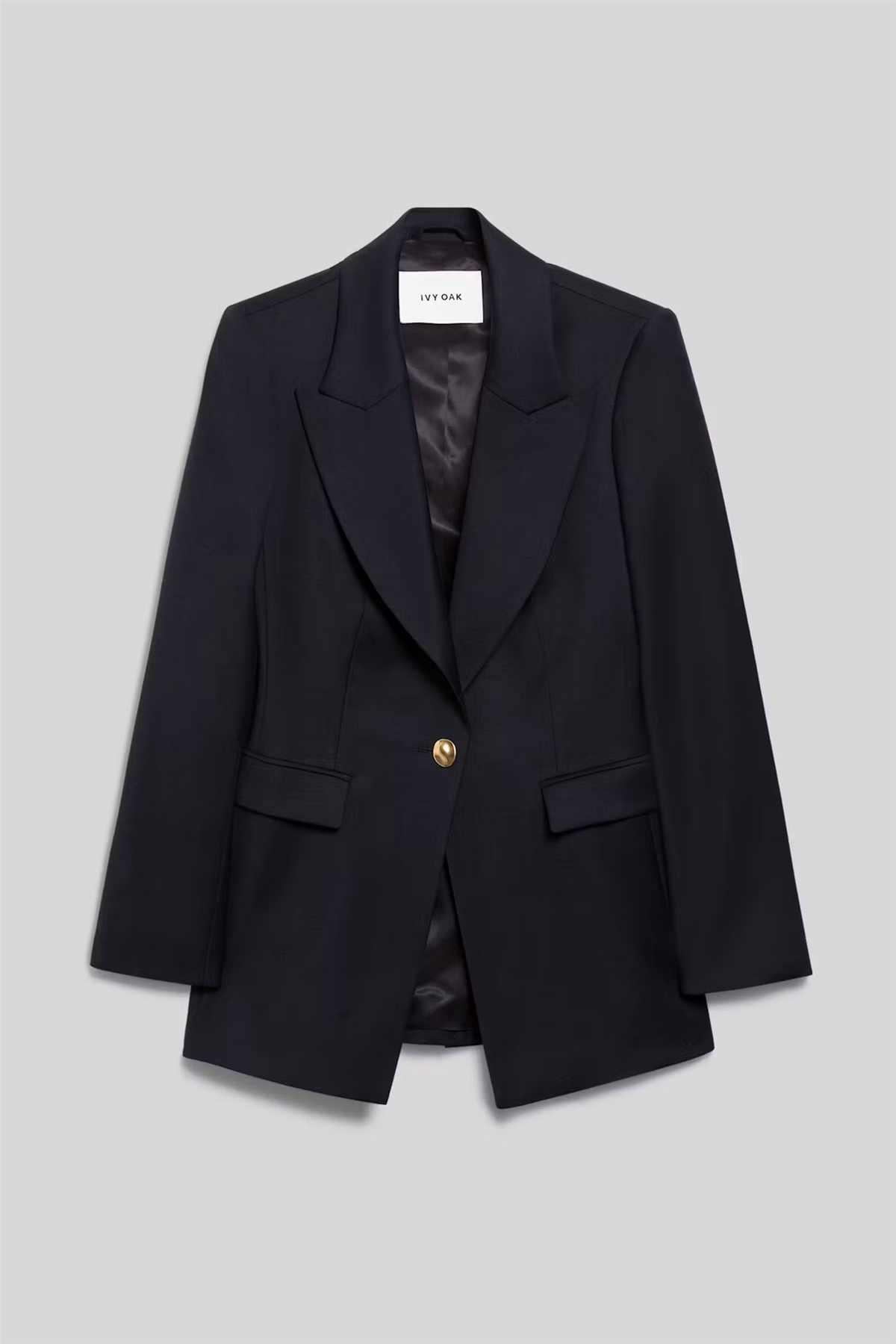 Jolanka Wool Blend Blazer Dark Navy