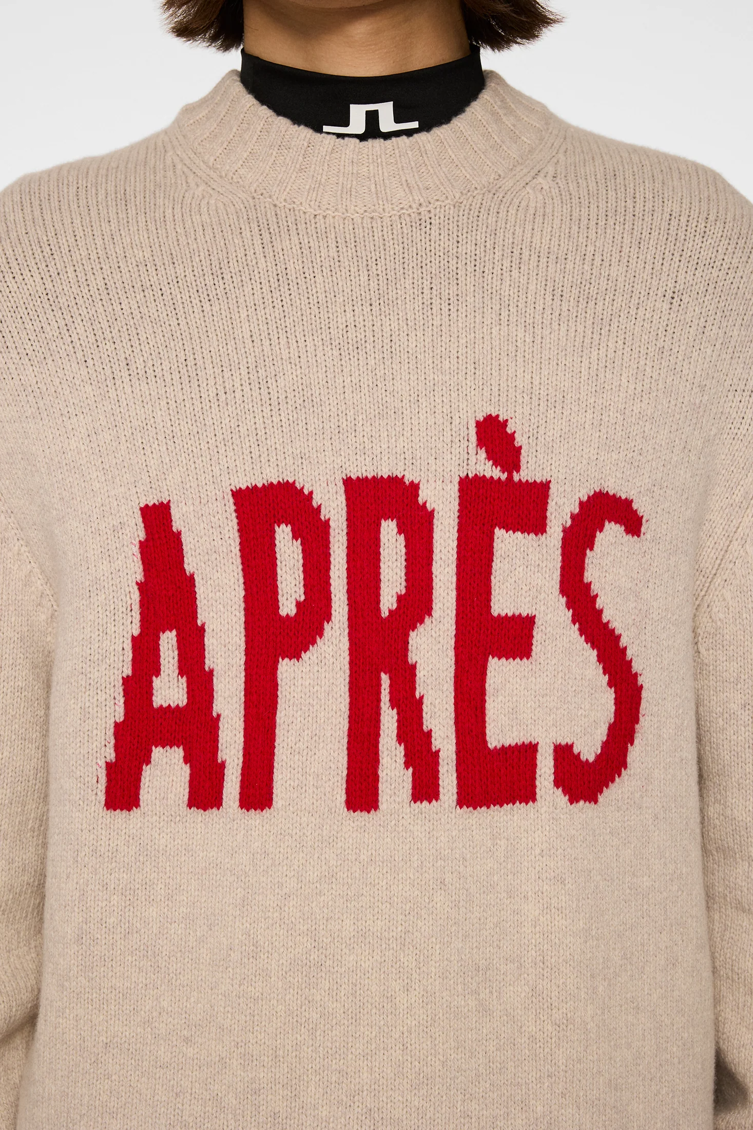 Fabian Graphic Knit Sweater Moonbeam