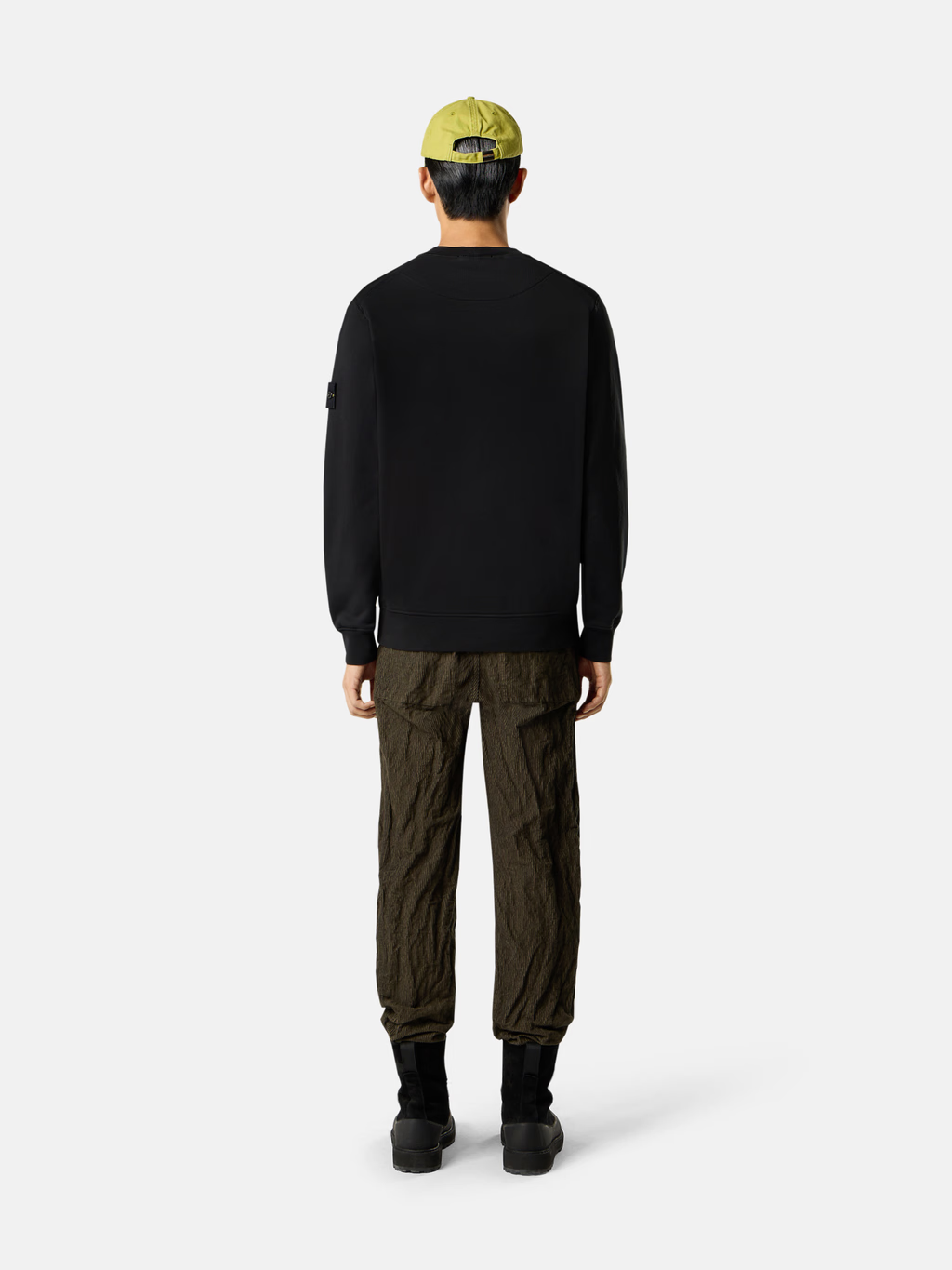 ORGANIC COTTON SWEATSHIRT BLACK