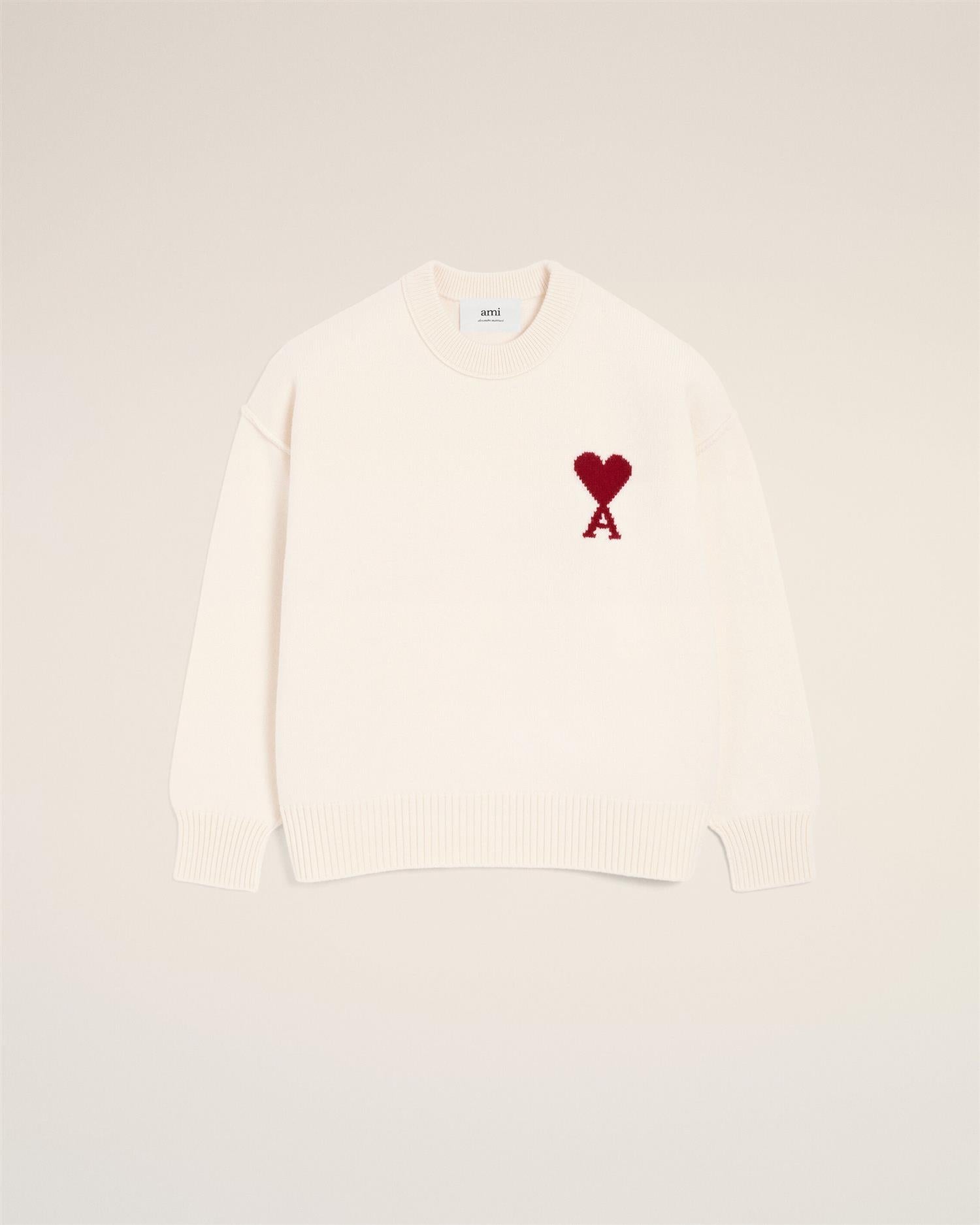 WOOL AMI DE COEUR SWEATER OFFWHITE