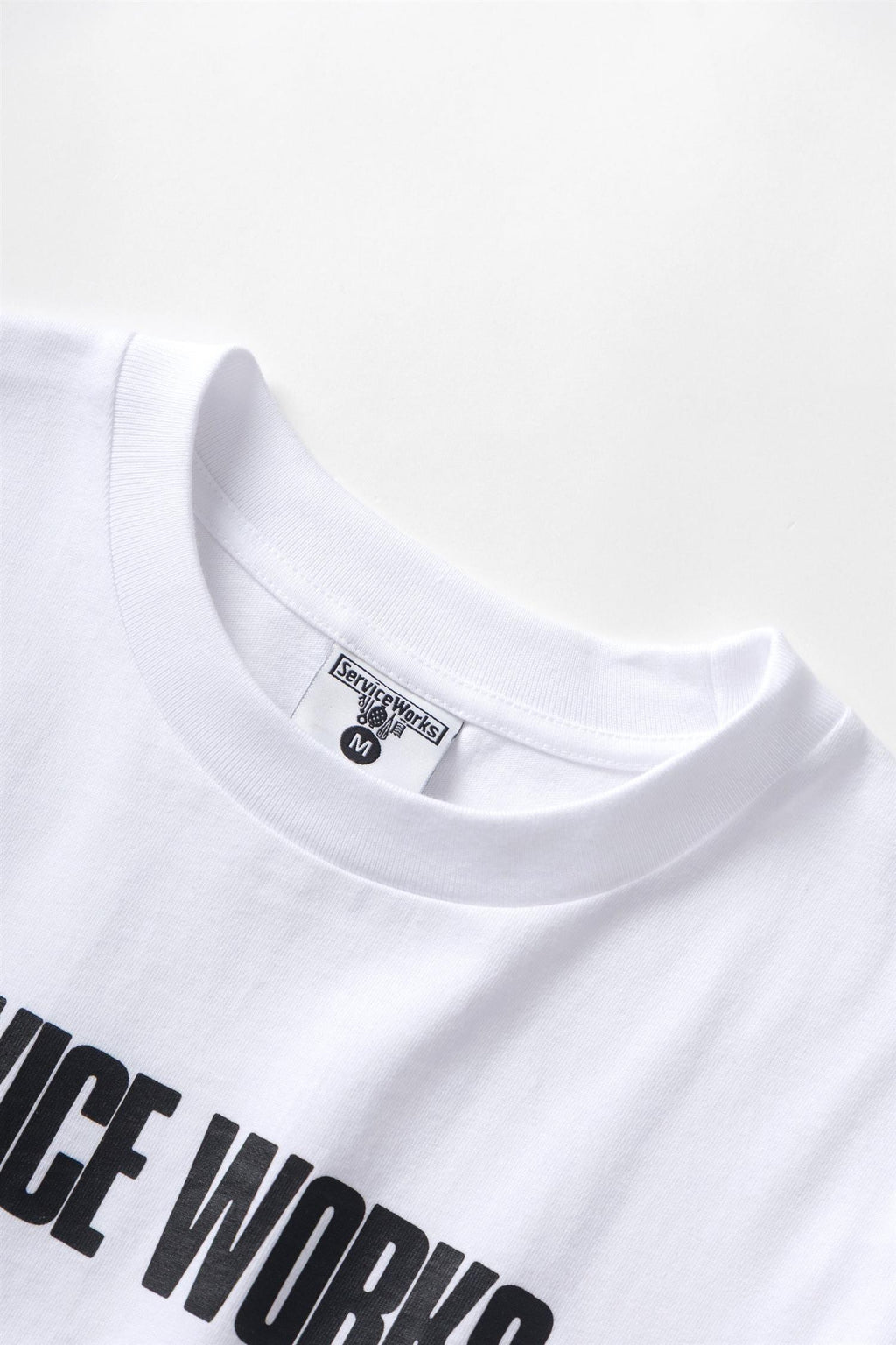 Garden Front Print T-shirt White
