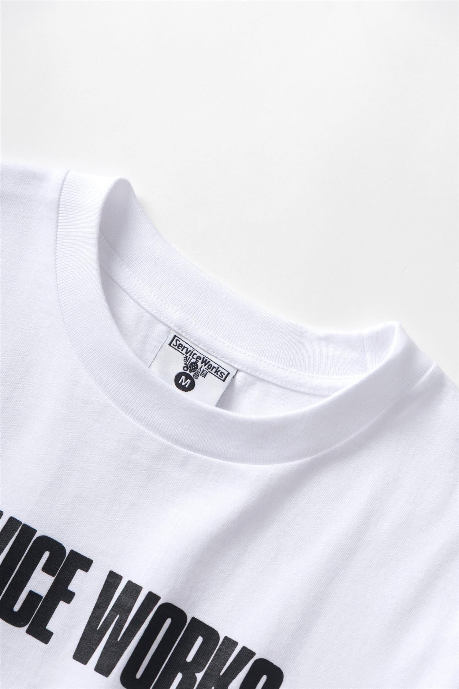 Garden Front Print T-shirt White