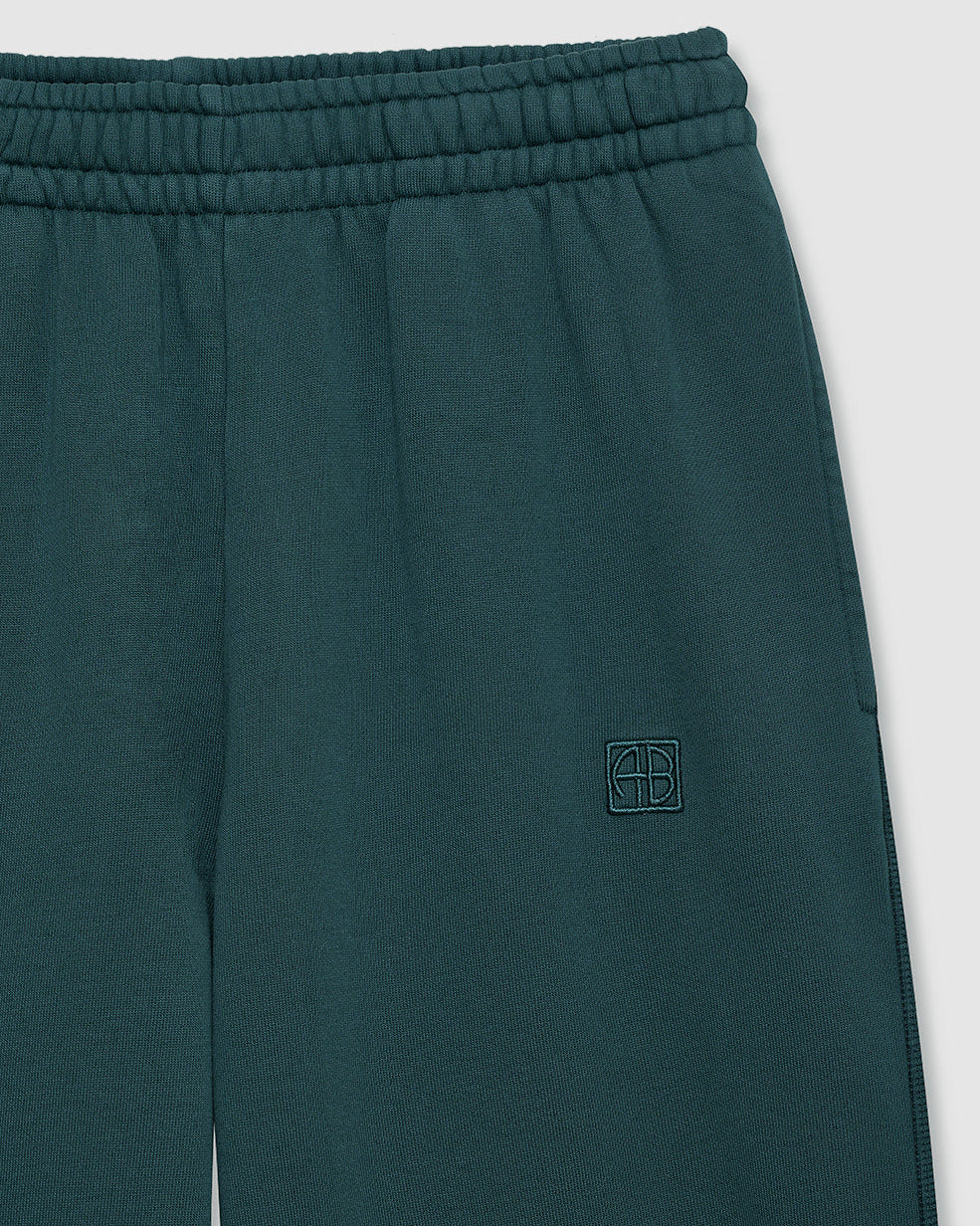 KARTER MONOGRAM SWEATPANTS DARK TEAL