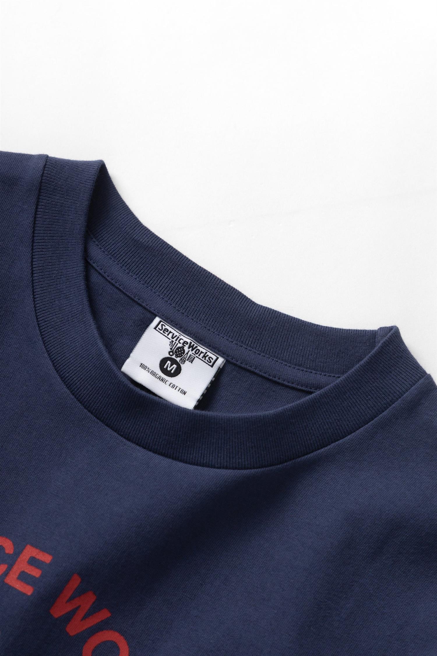 Soup For The Soul Print T-shirt Navy