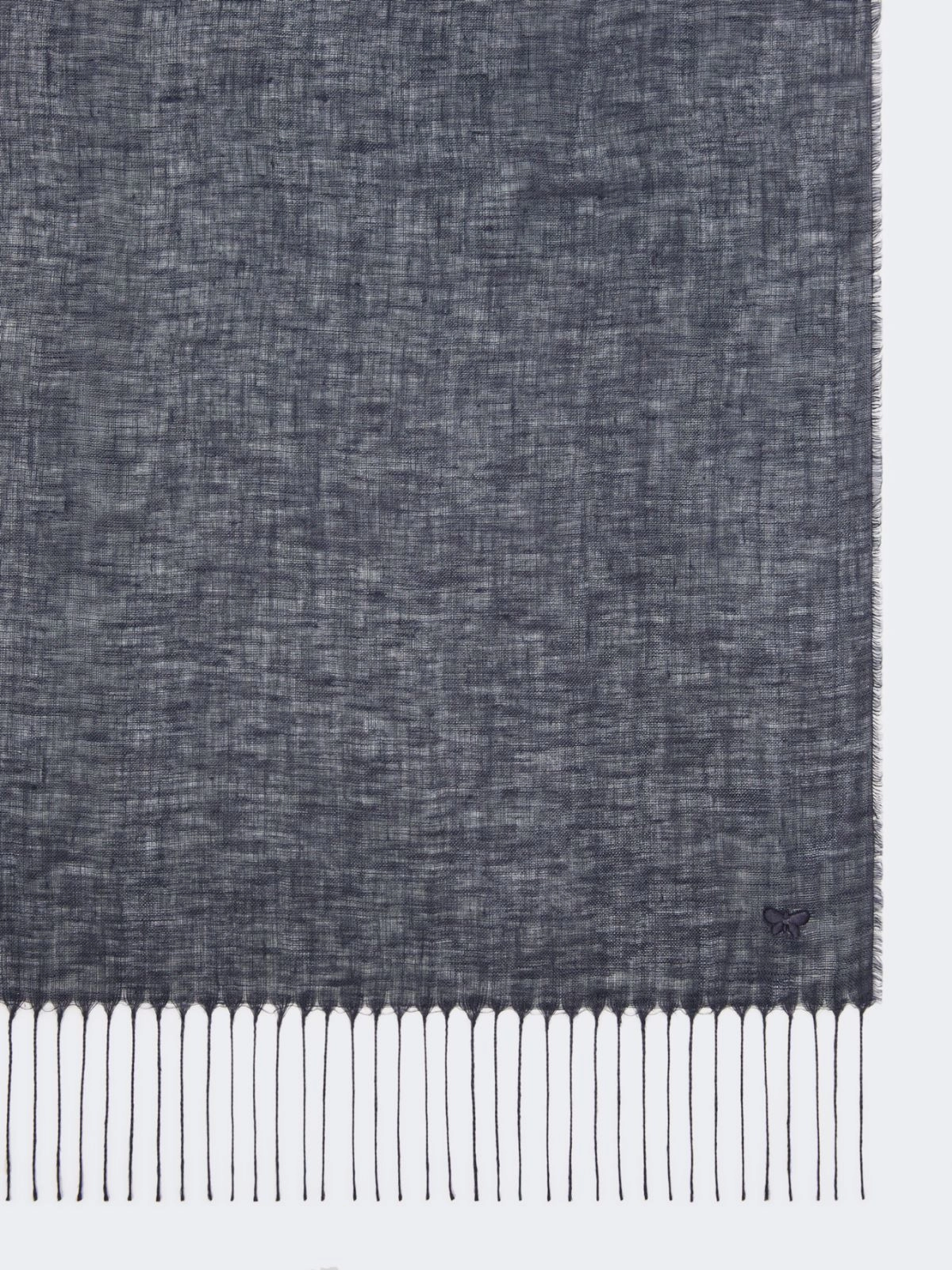 SIONBIO Linen Scarf MIDNIGHTBLUE