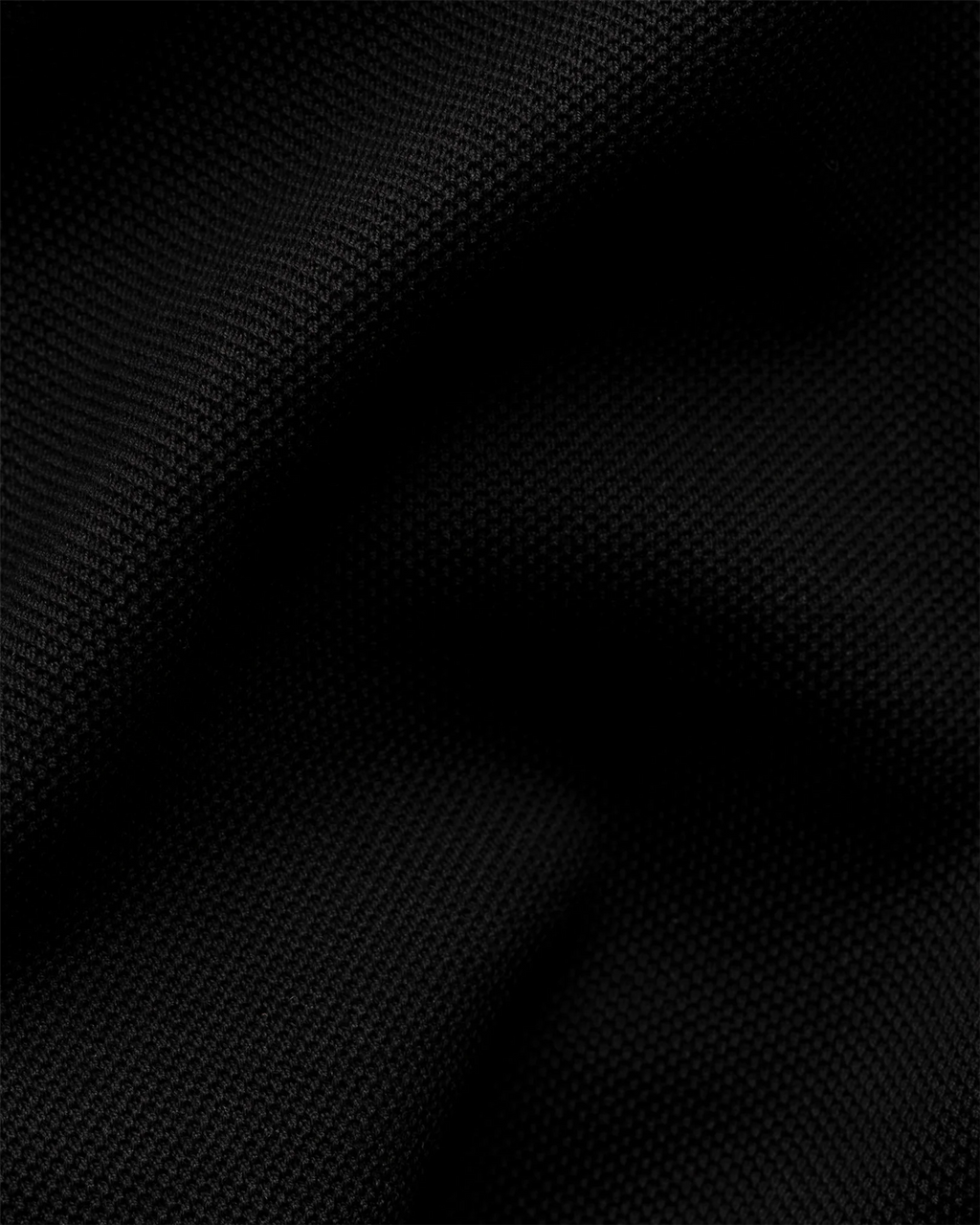 Pima Cotton Pique Polo T-Shirt Black