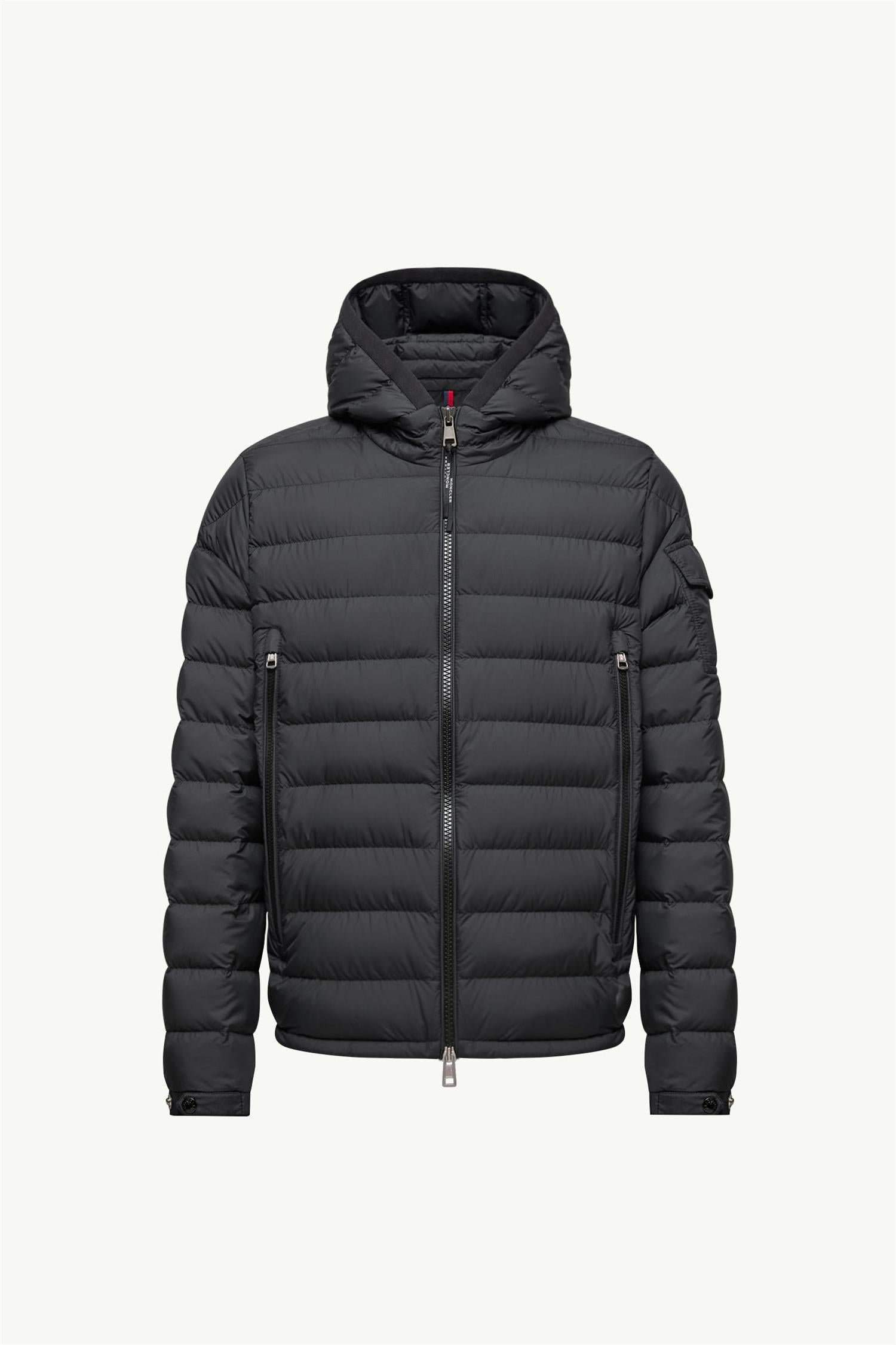 GALION HOODED DOWN JACKET BLACK