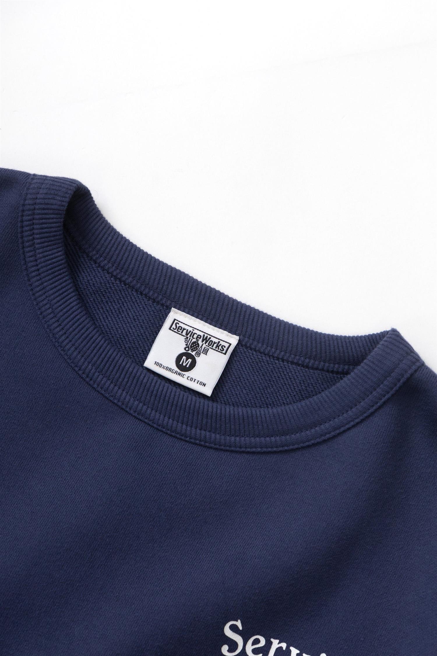 In Bloom Chest Print Sweatshirt Navy