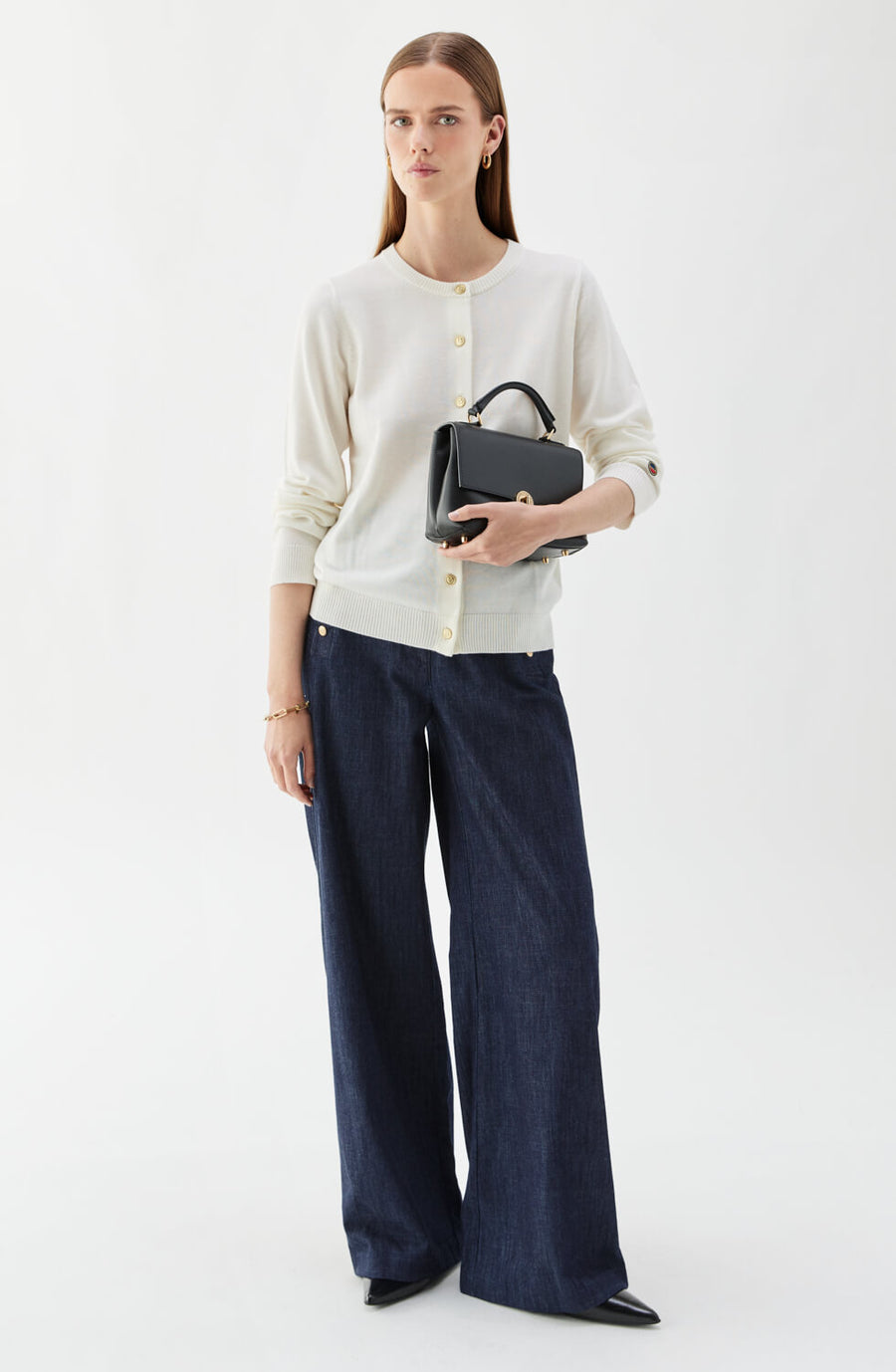 KEE WOOL CARDIGAN ECRU